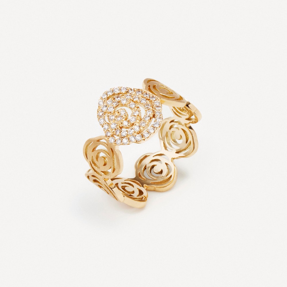 Ring in gold with diamonds TOUS ATELIER