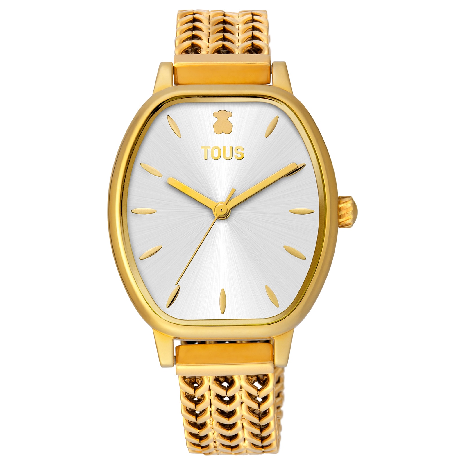 Reloj analógico Osier de acero IP dorado