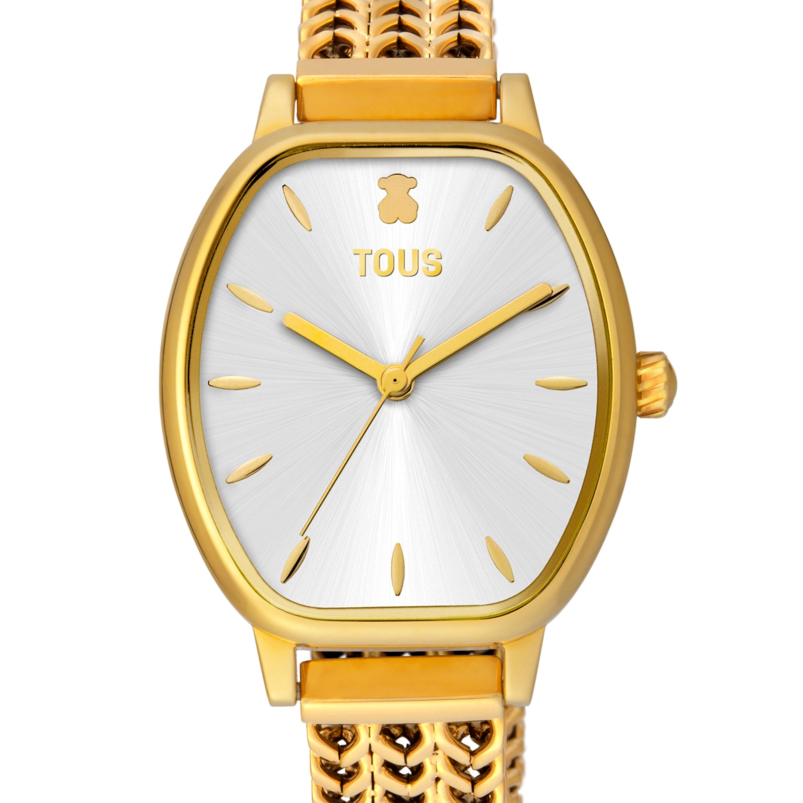 Reloj analógico Osier de acero IP dorado