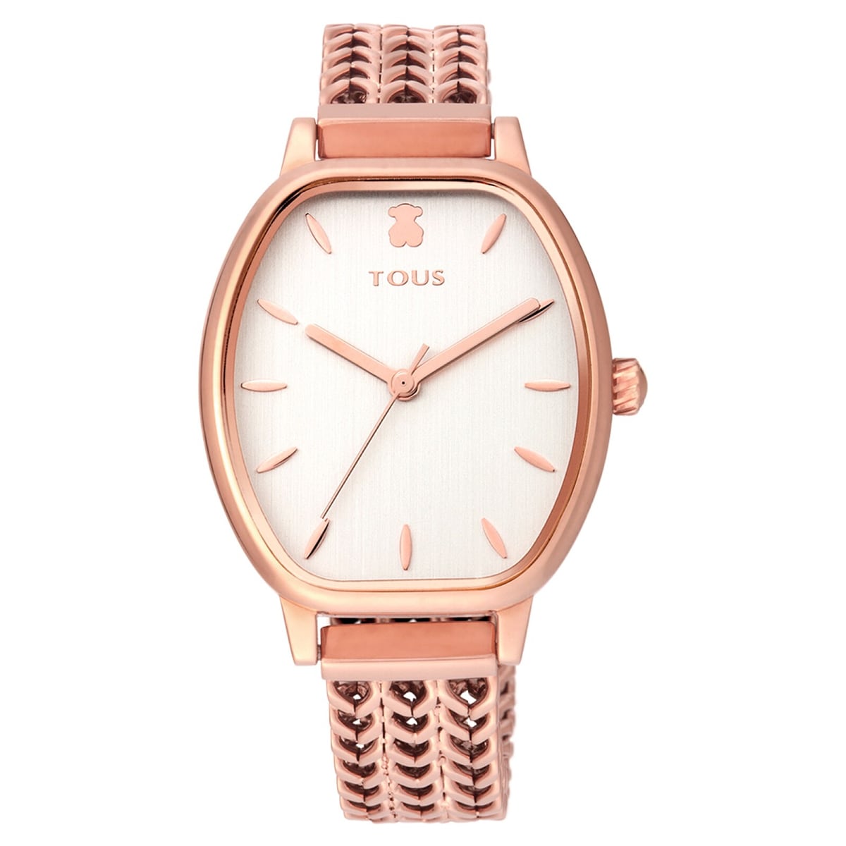 Tous - Reloj Analógico Osier De Acero Ip Rosado - Único