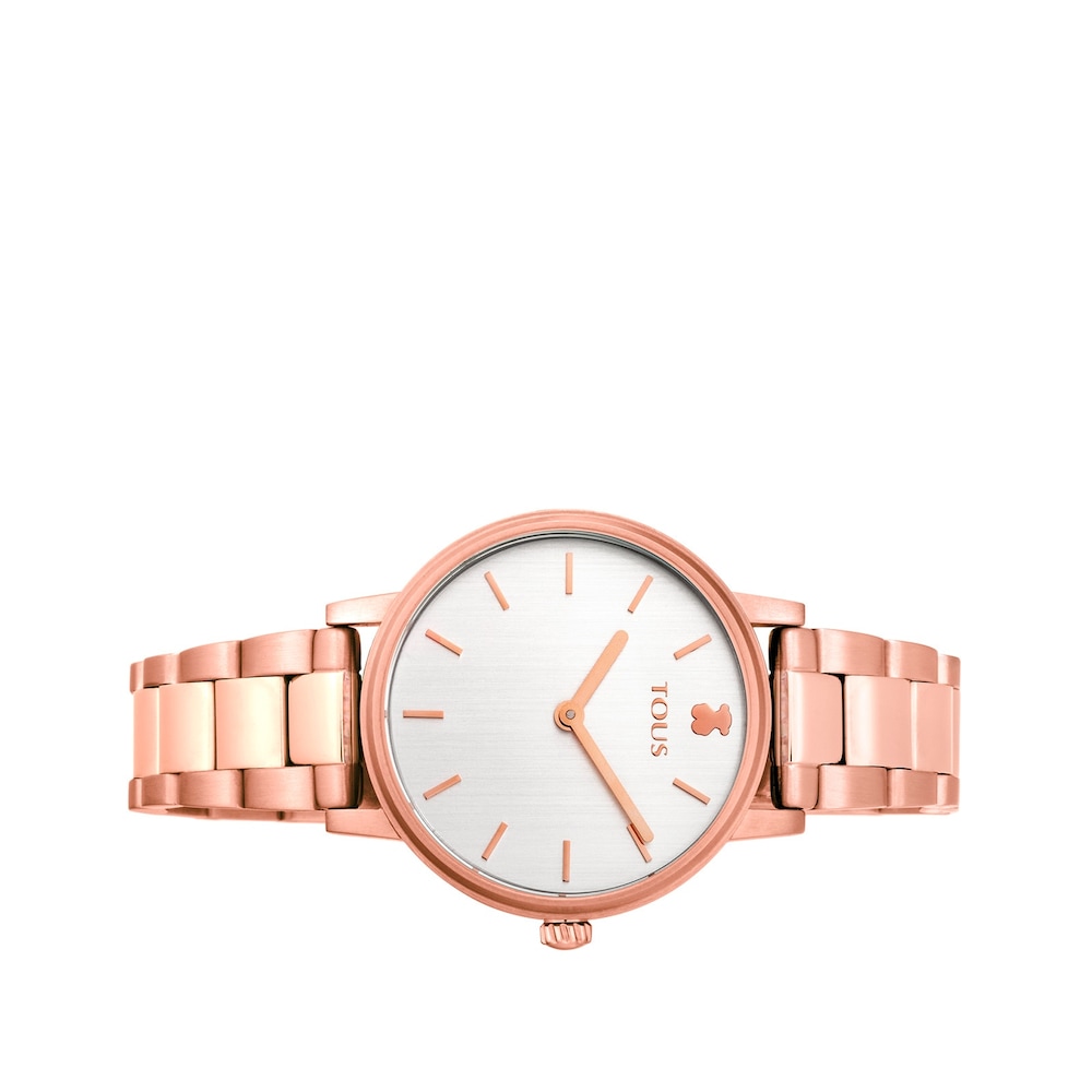 Zegarek ze stali szlachetnej Rond z zielonymi cyrkoniami