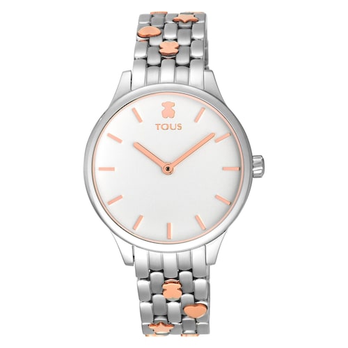 Tous Mini Icons - Zegarek ze stali szlachetnej z motywami na bransolecie