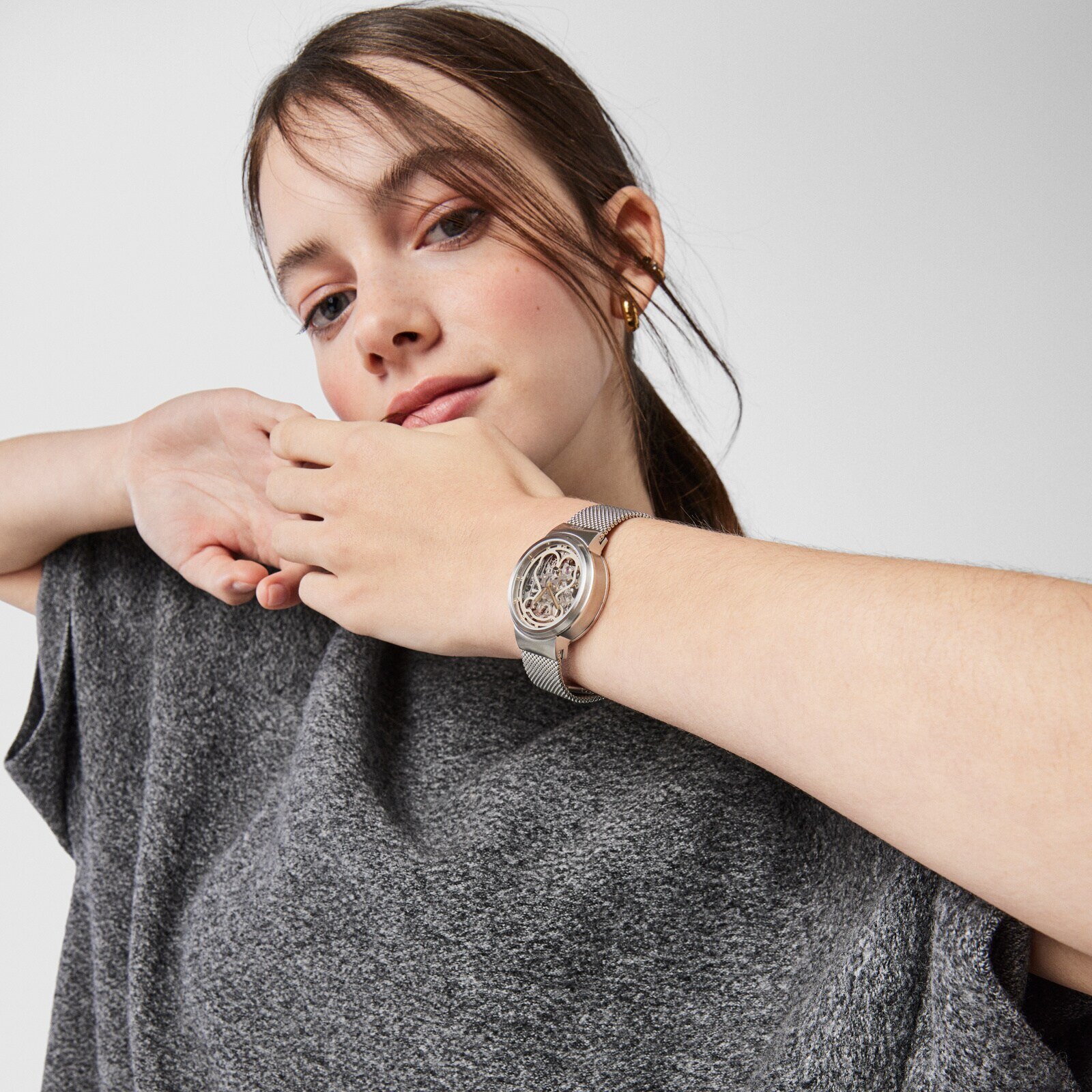 Steel Rond automatic Watch