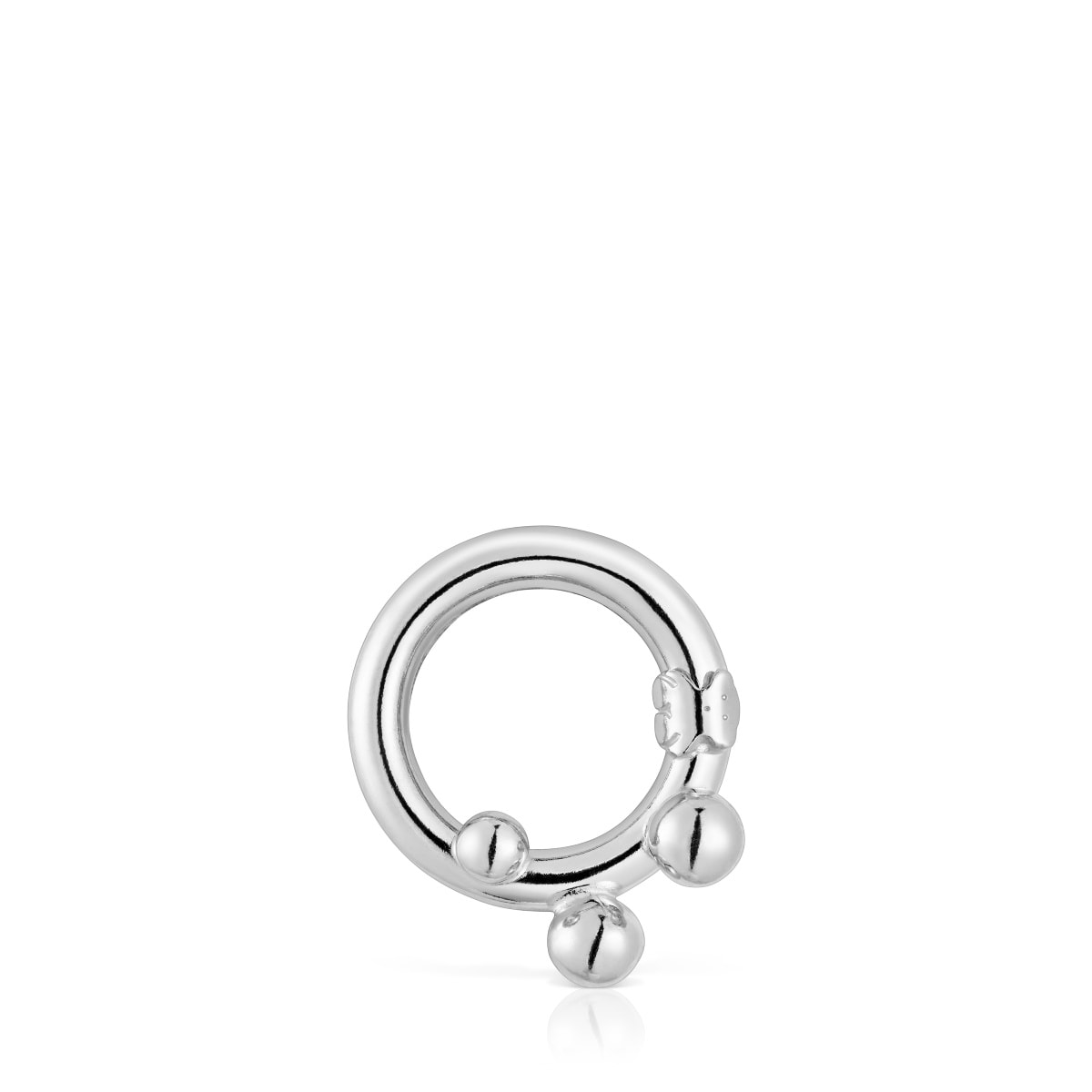 Small silver Ring with details Hold