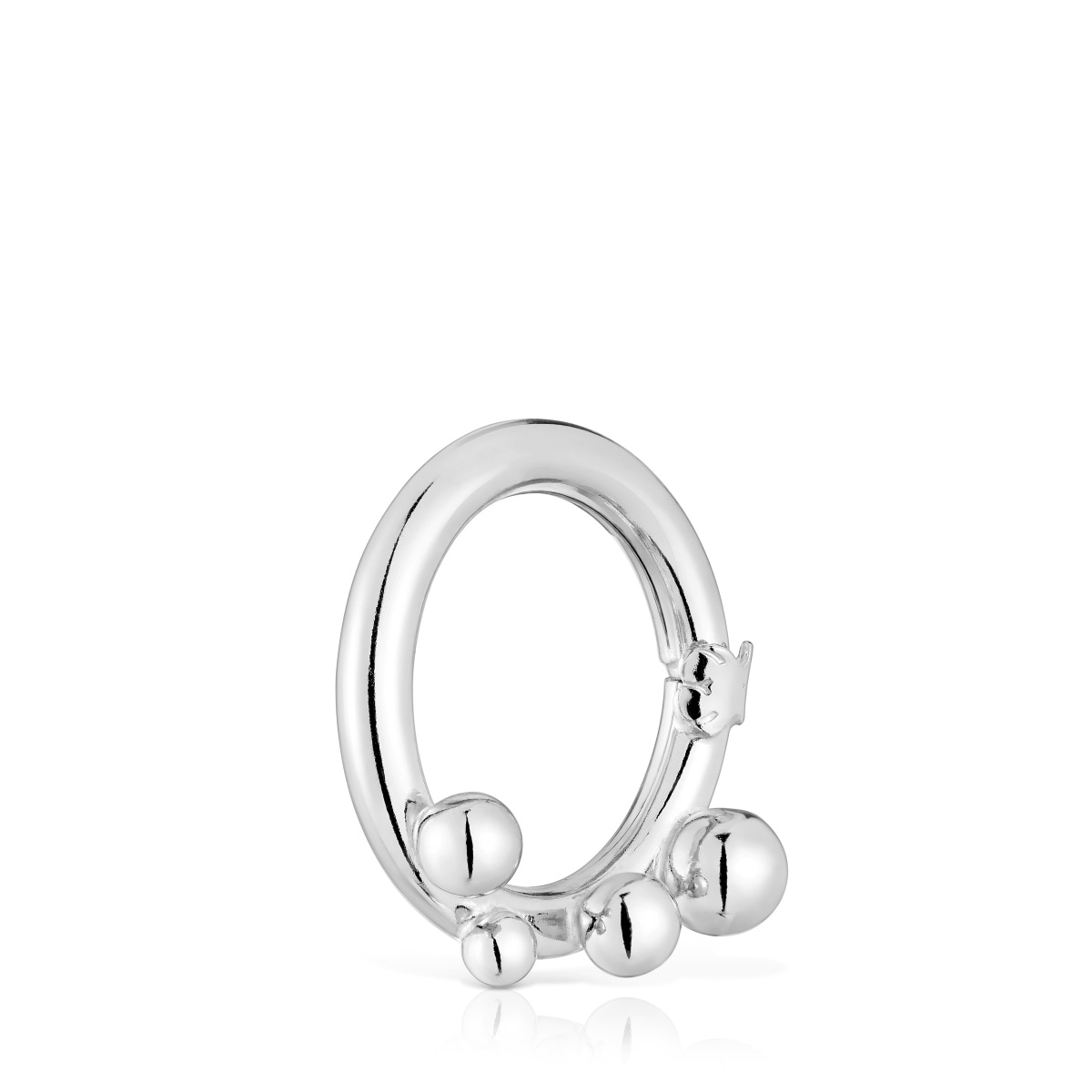 Small silver Ring with details Hold