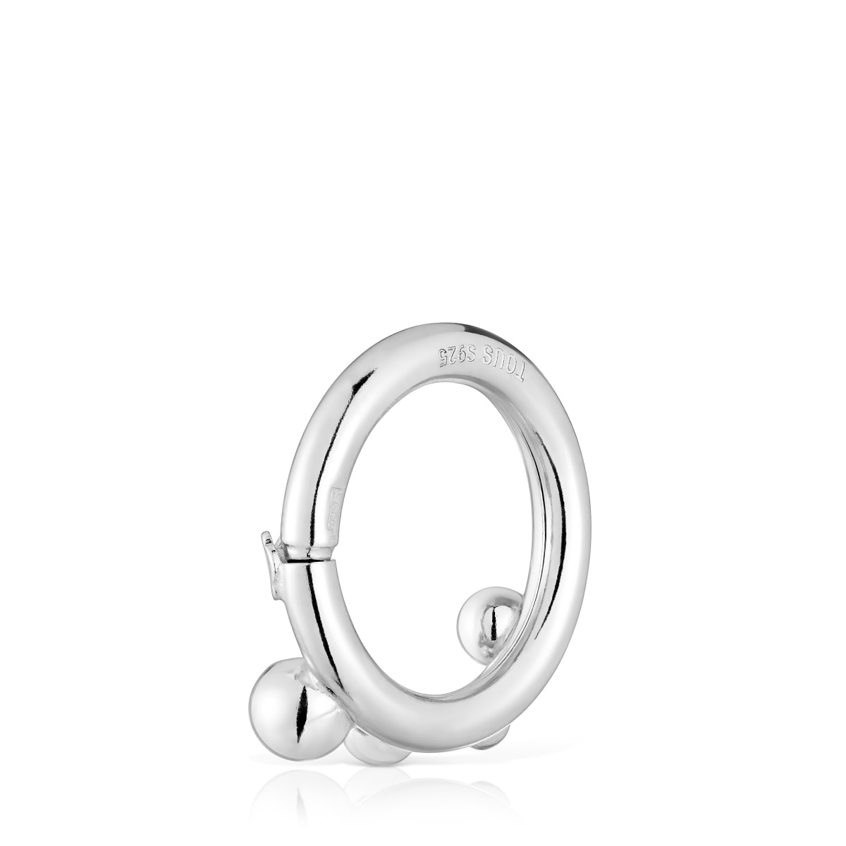 Small silver Ring with details Hold