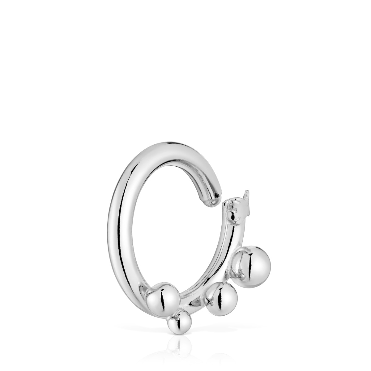 Small silver Ring with details Hold