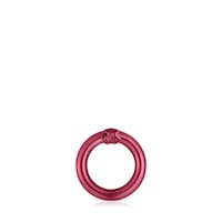 Small red-colored silver Ring Hold
