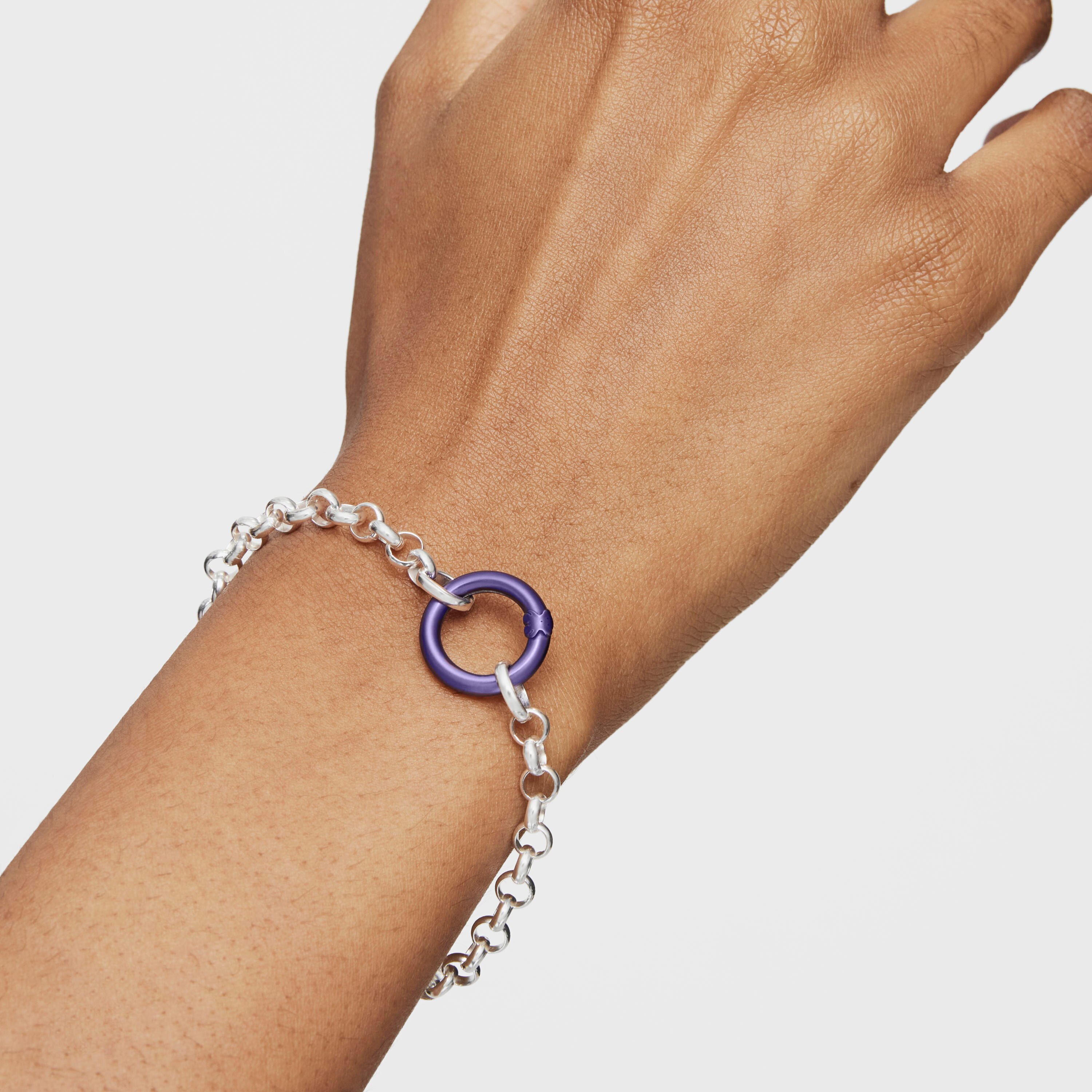 Small -colored silver Ring Hold