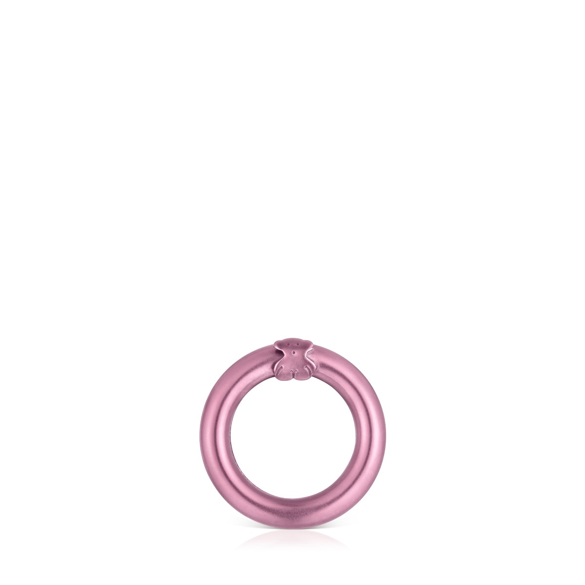 Small pink-colored silver Ring Hold