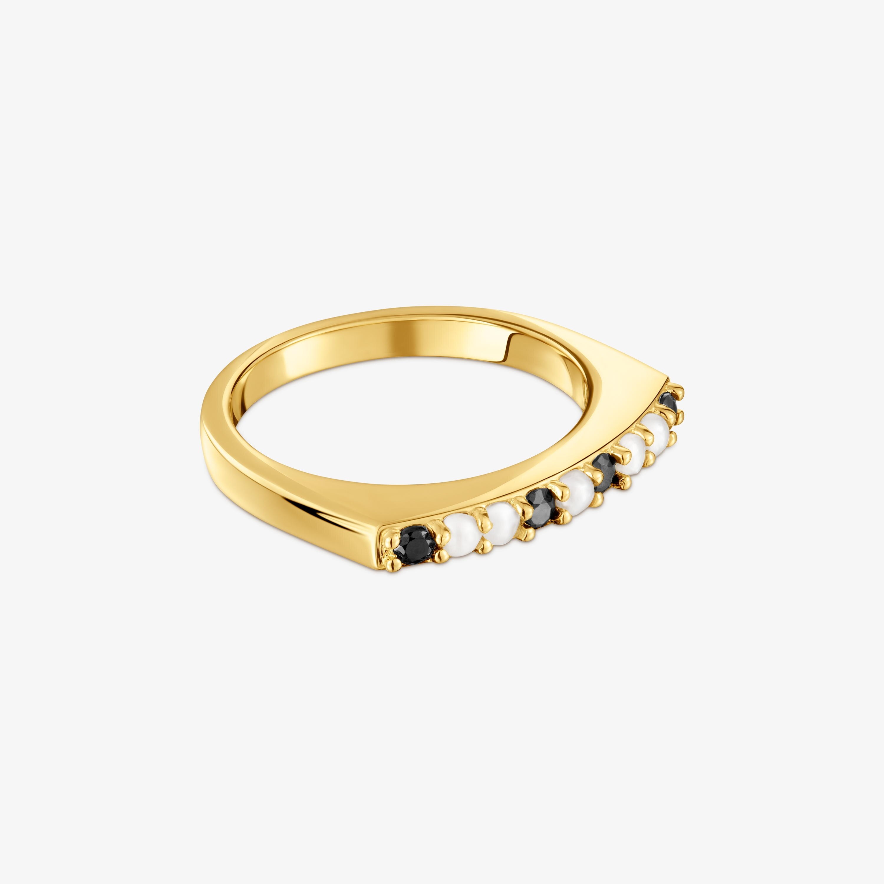 Small Ring with 18K gold vermeil and gemstones TOUS Basic Colors