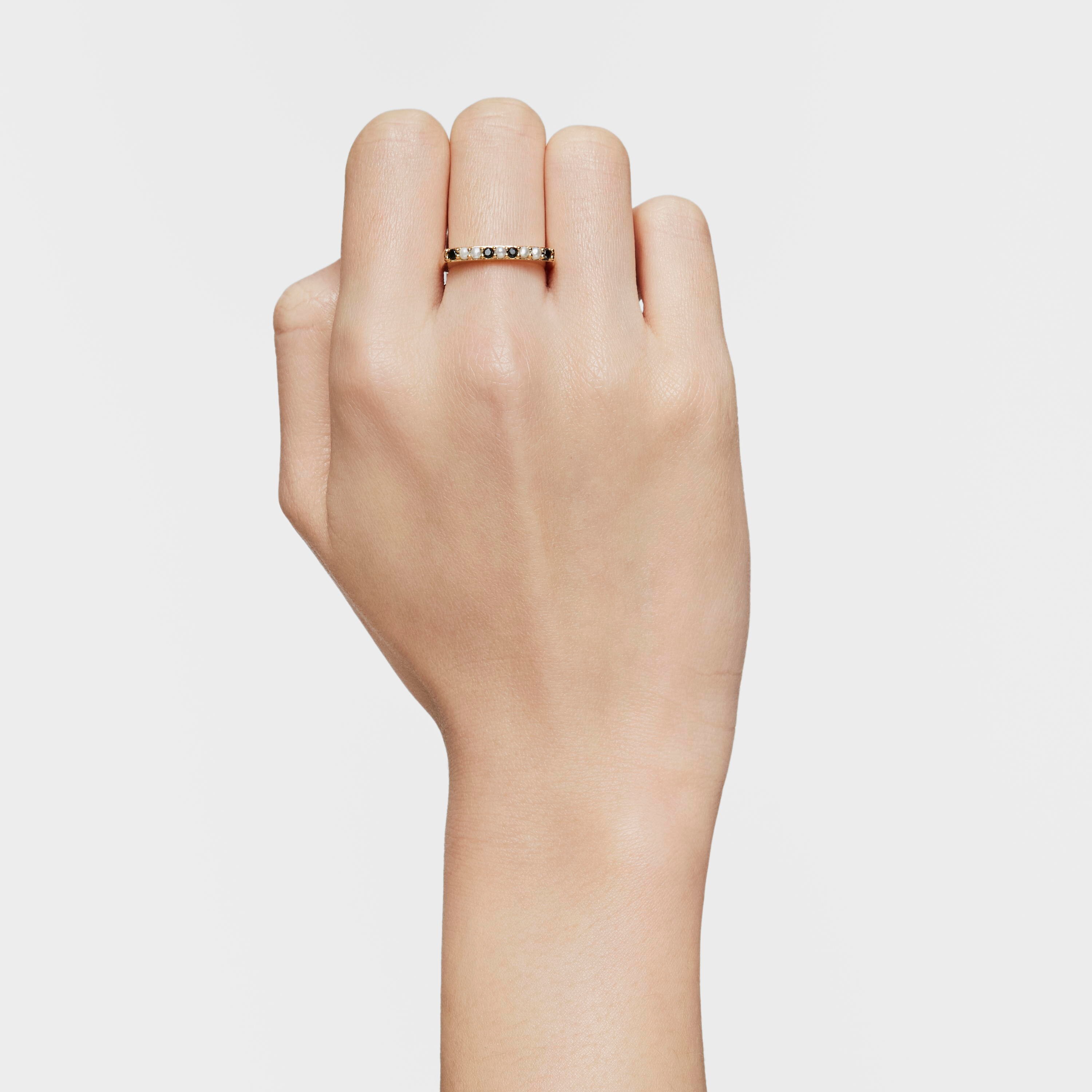 Small Ring with 18K gold vermeil and gemstones TOUS Basic Colors