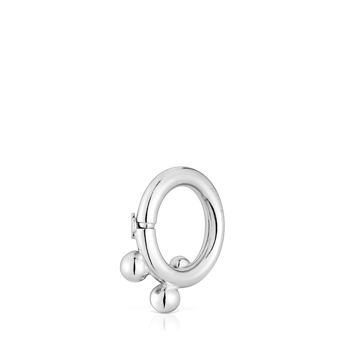 Medium silver Ring with details Hold