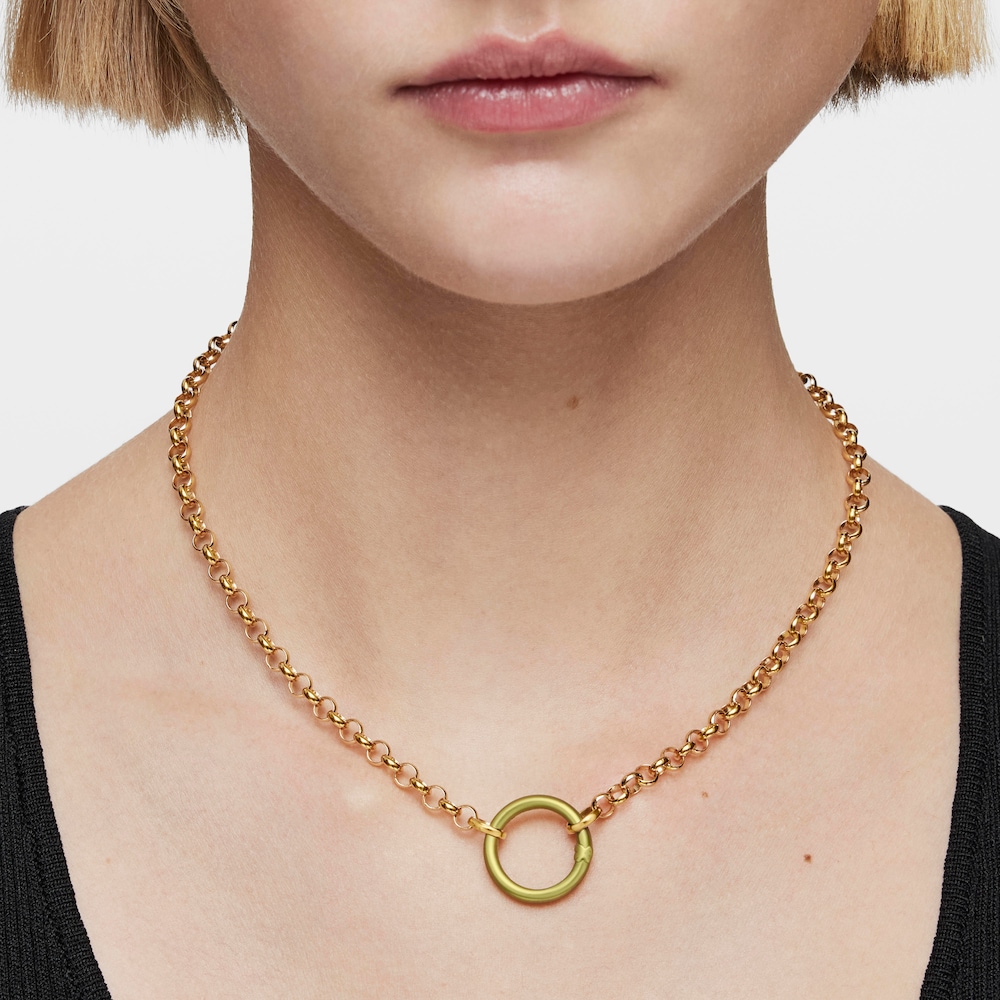 Stredne veľk&yacute; strieborn&yacute; Kr&uacute;žok v&nbsp;zelenej farbe Hold