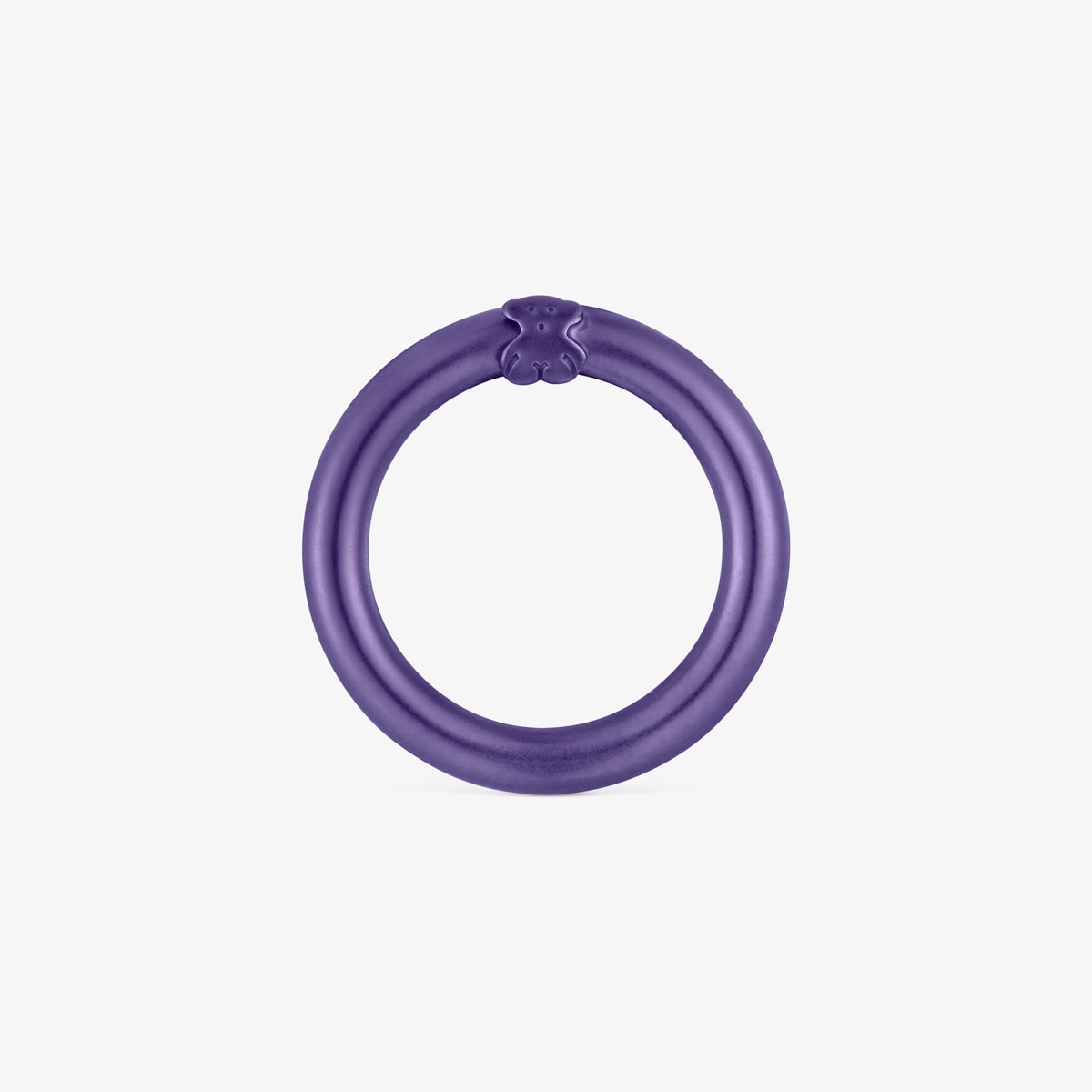 Medium purple-colored silver Ring Hold | TOUS