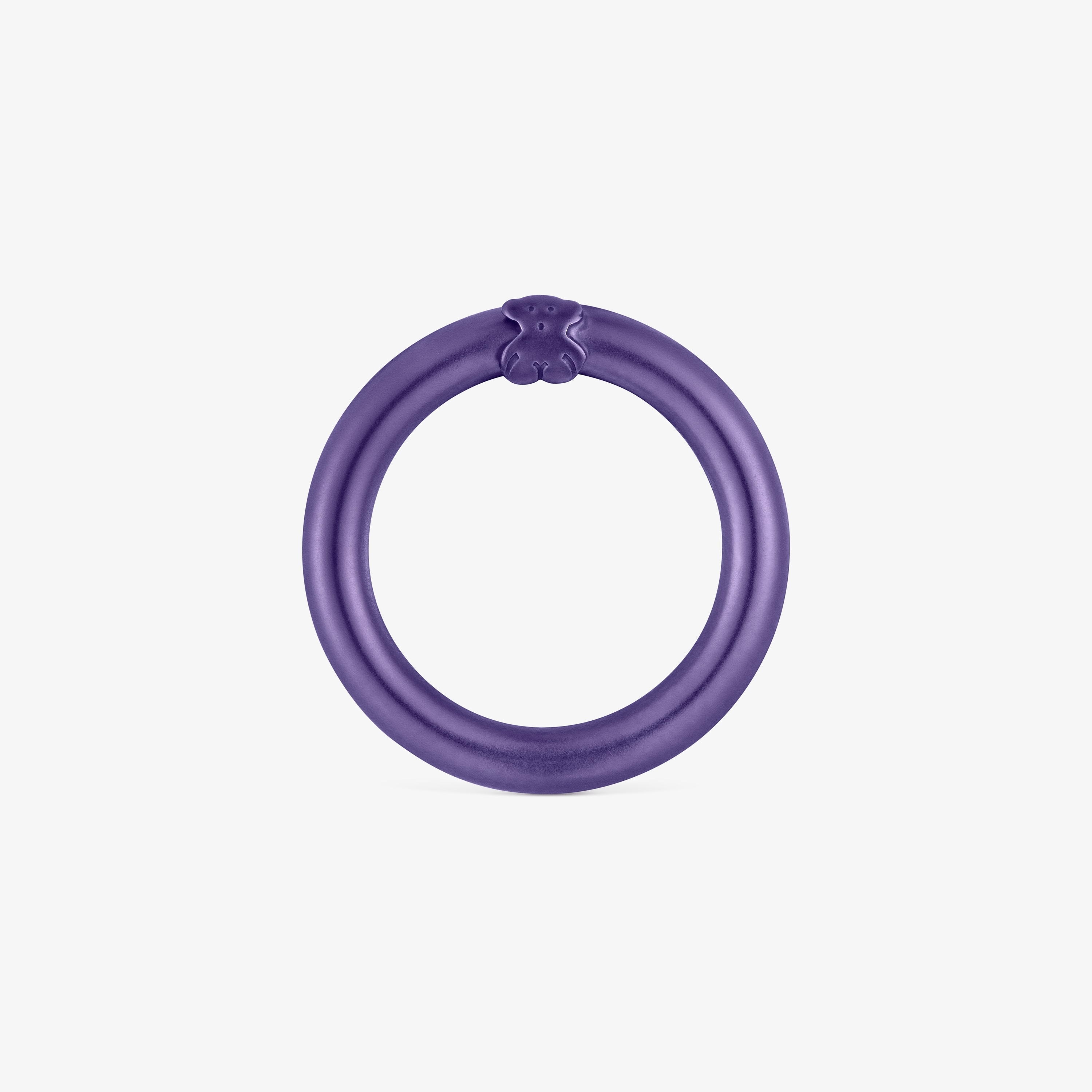 Medium purple-colored silver Ring Hold