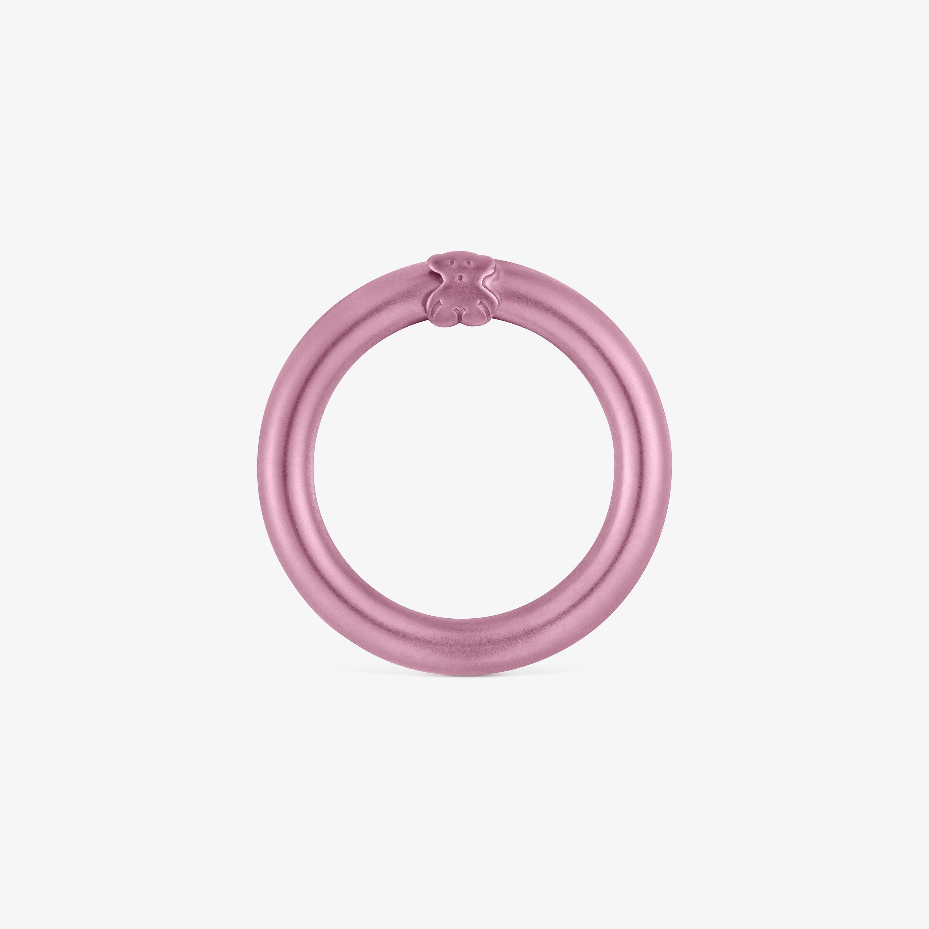 Medium pink-colored silver Ring Hold