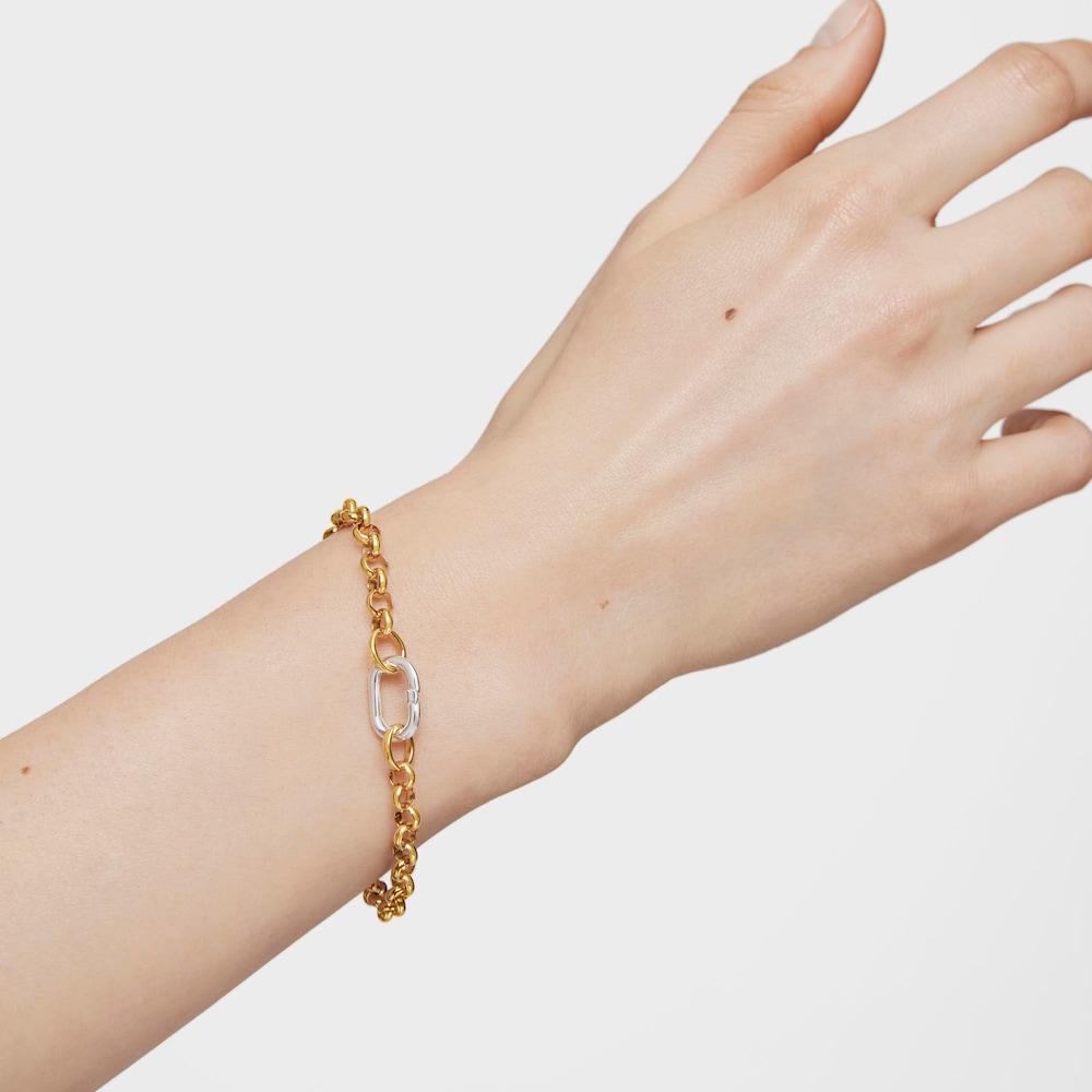 Small silver Ring Hold Oval