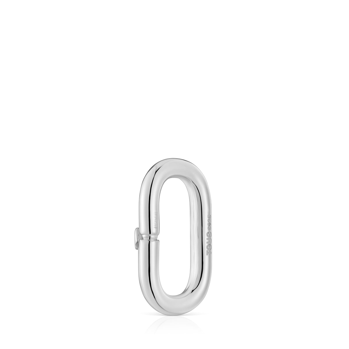 Medium silver Ring Hold Oval