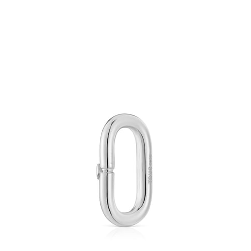 Medium silver Ring Hold Oval