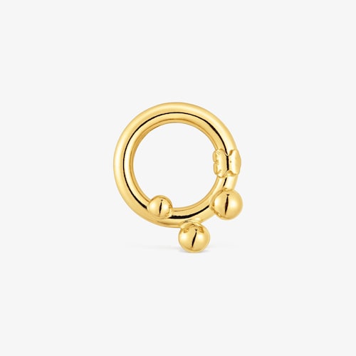 Small Ring with 18K gold vermeil and details Hold