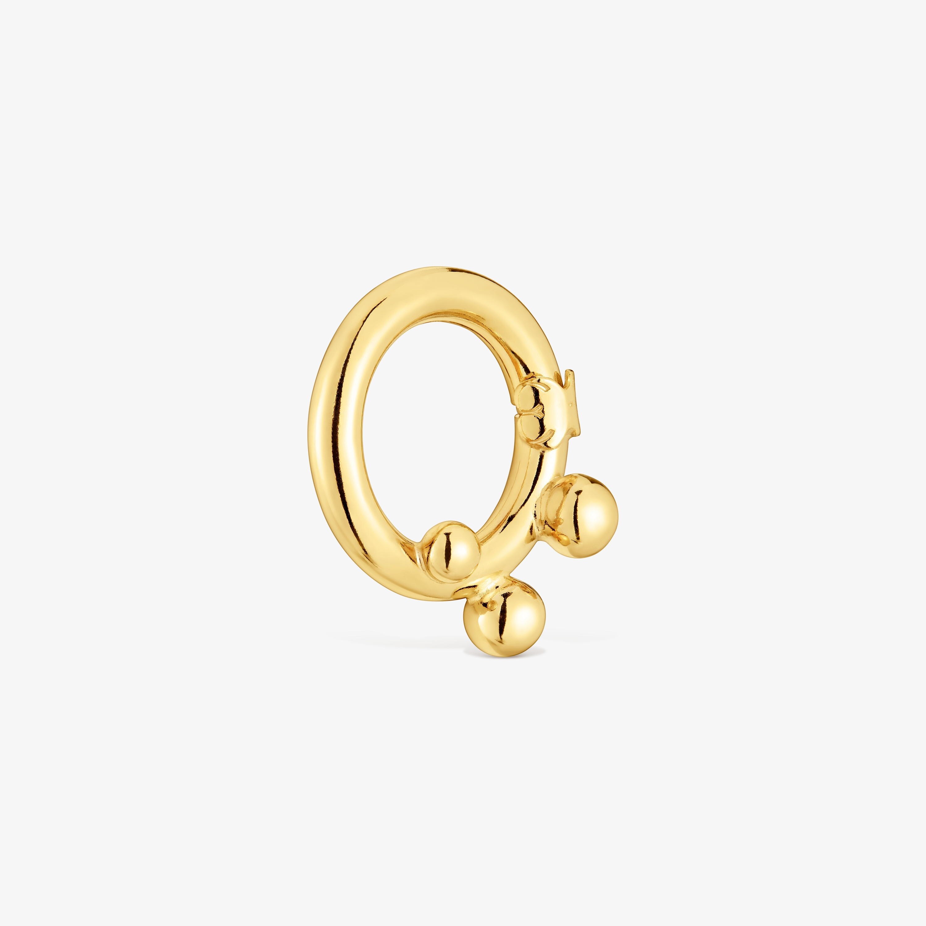 Ring with 18K gold vermeil and details Hold