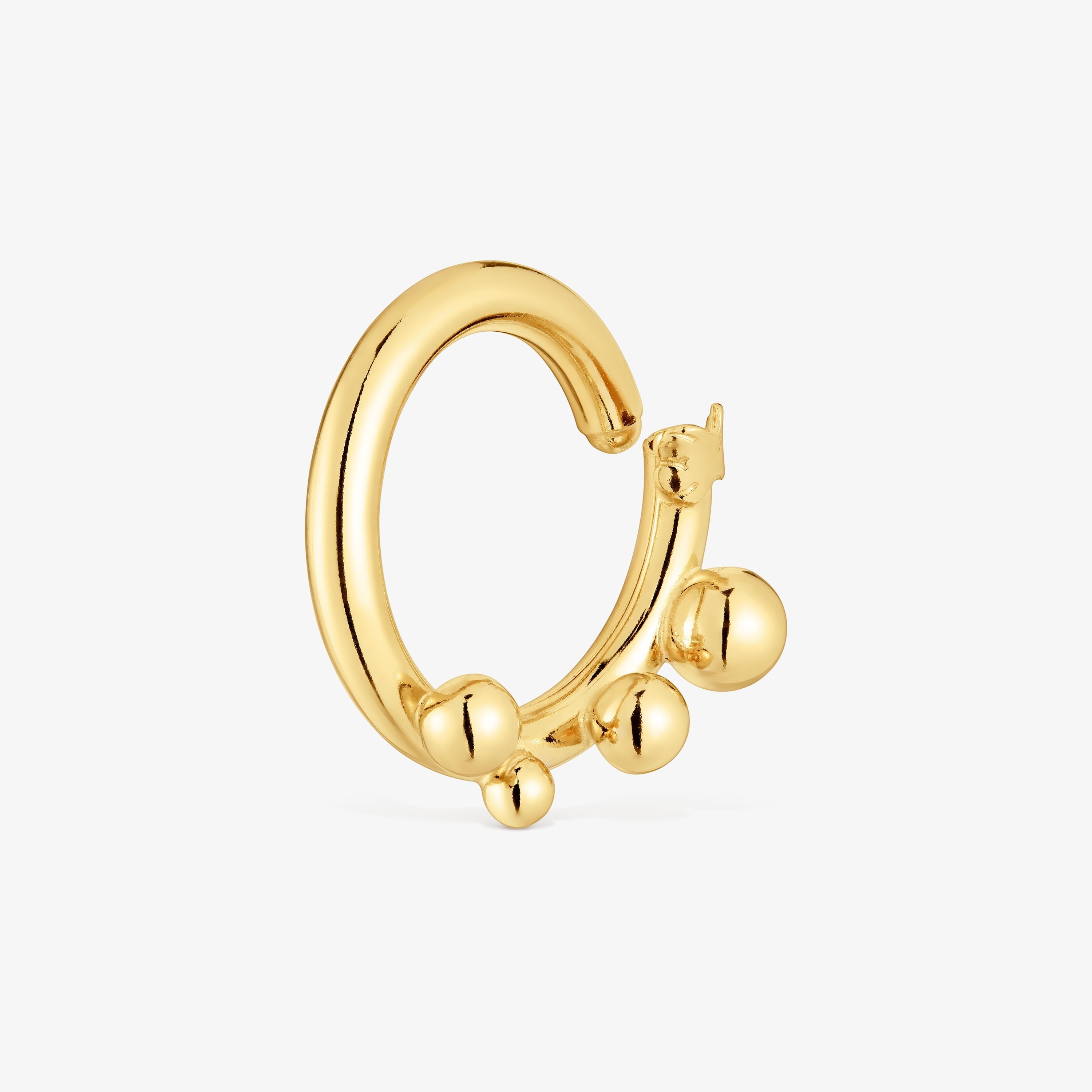 Medium Ring with 18K gold vermeil and details Hold
