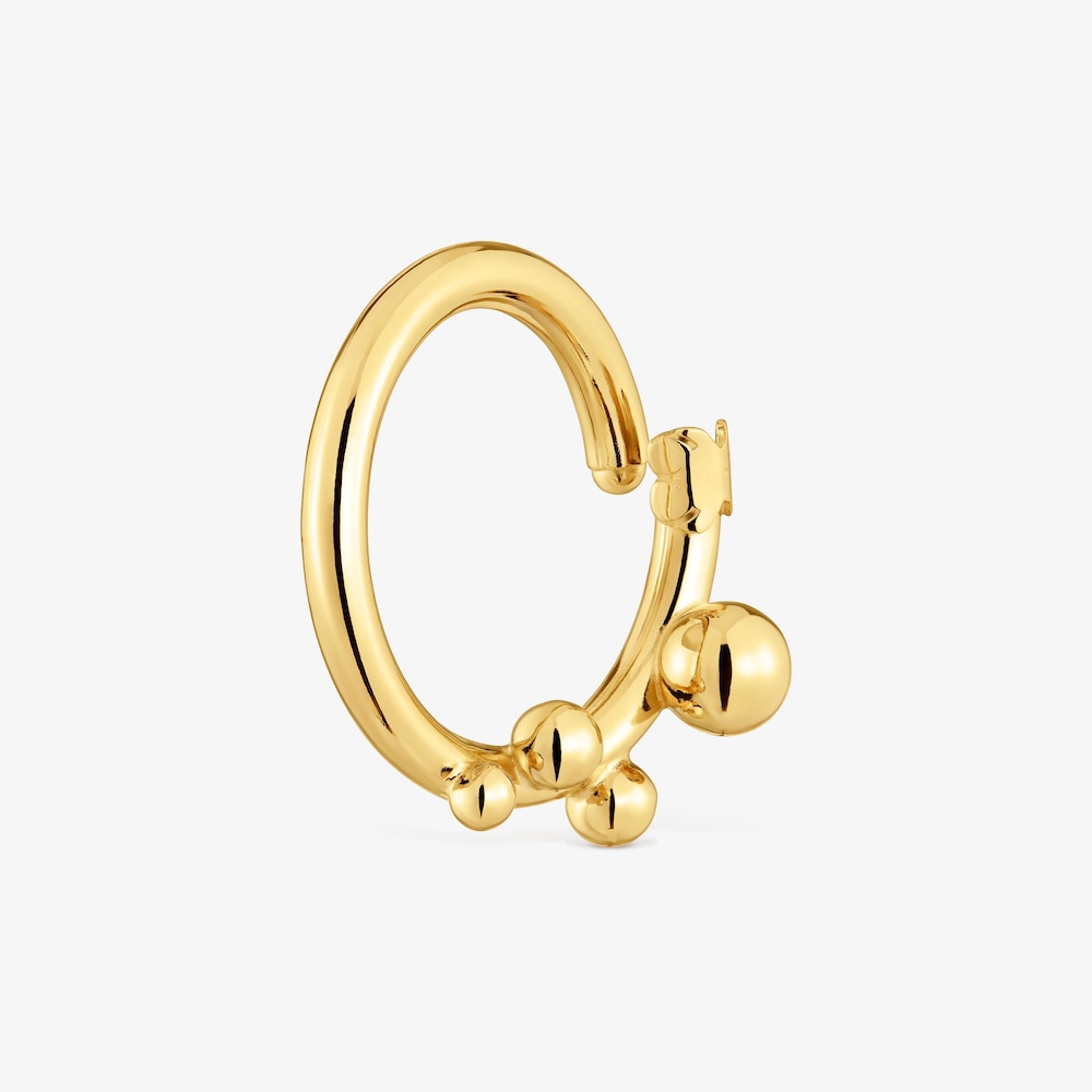 Large Ring with 18K gold vermeil and details Hold