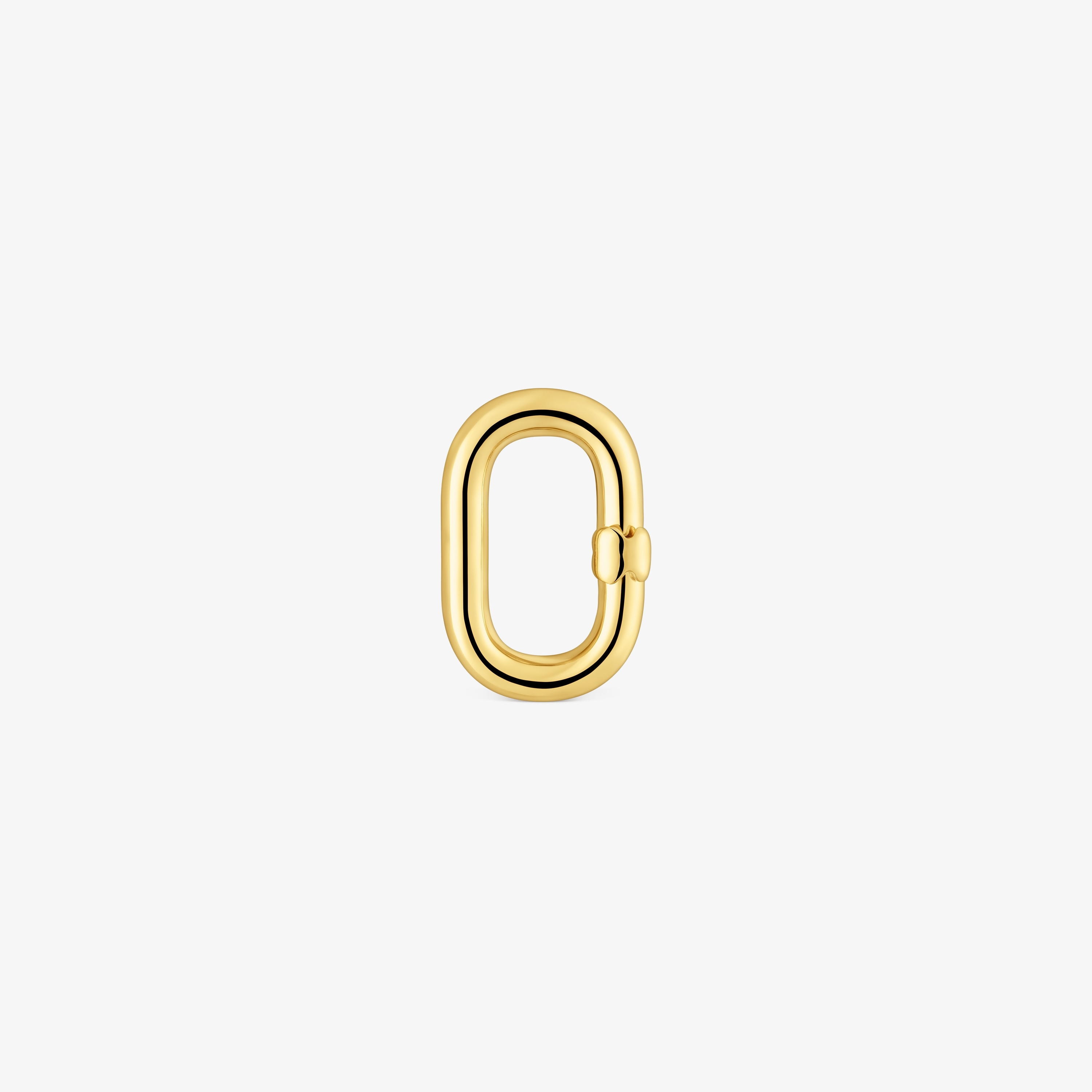 Ring with 18K gold vermeil Hold Oval