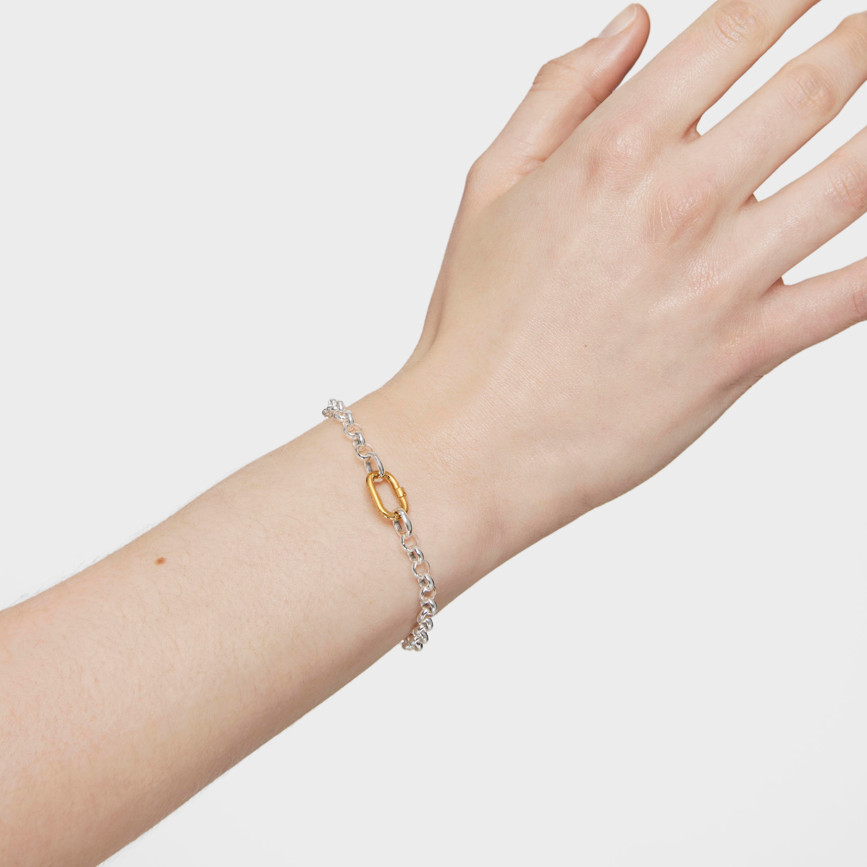 Ring with 18K gold vermeil Hold Oval