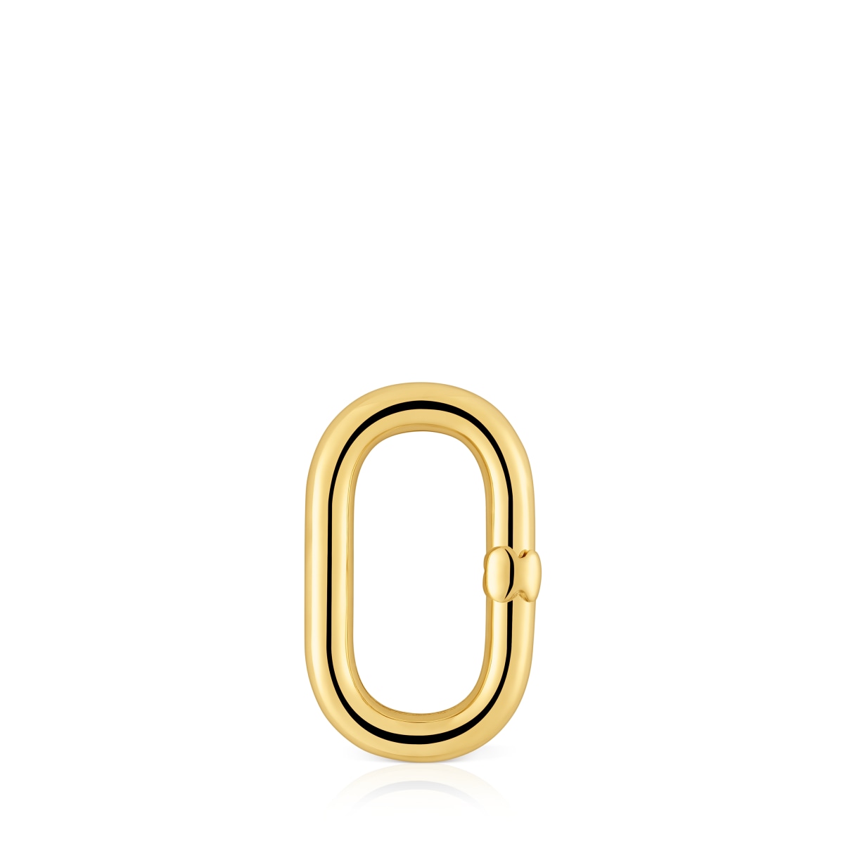 Medium Ring with 18kt gold plating over silver Hold Oval