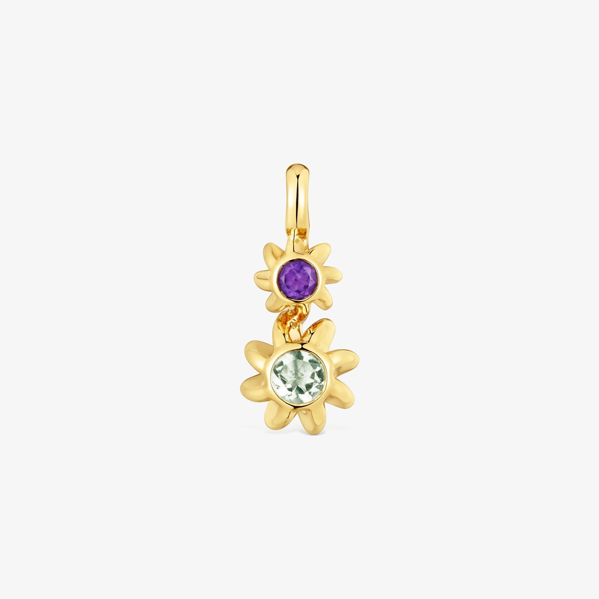 Anhänger Galia Aus 18 Kt Vergoldetem Silber Mit Amethyst Und Prasiolith