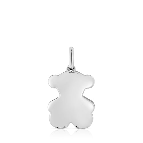 Medium silver bear Pendant Bold Motif