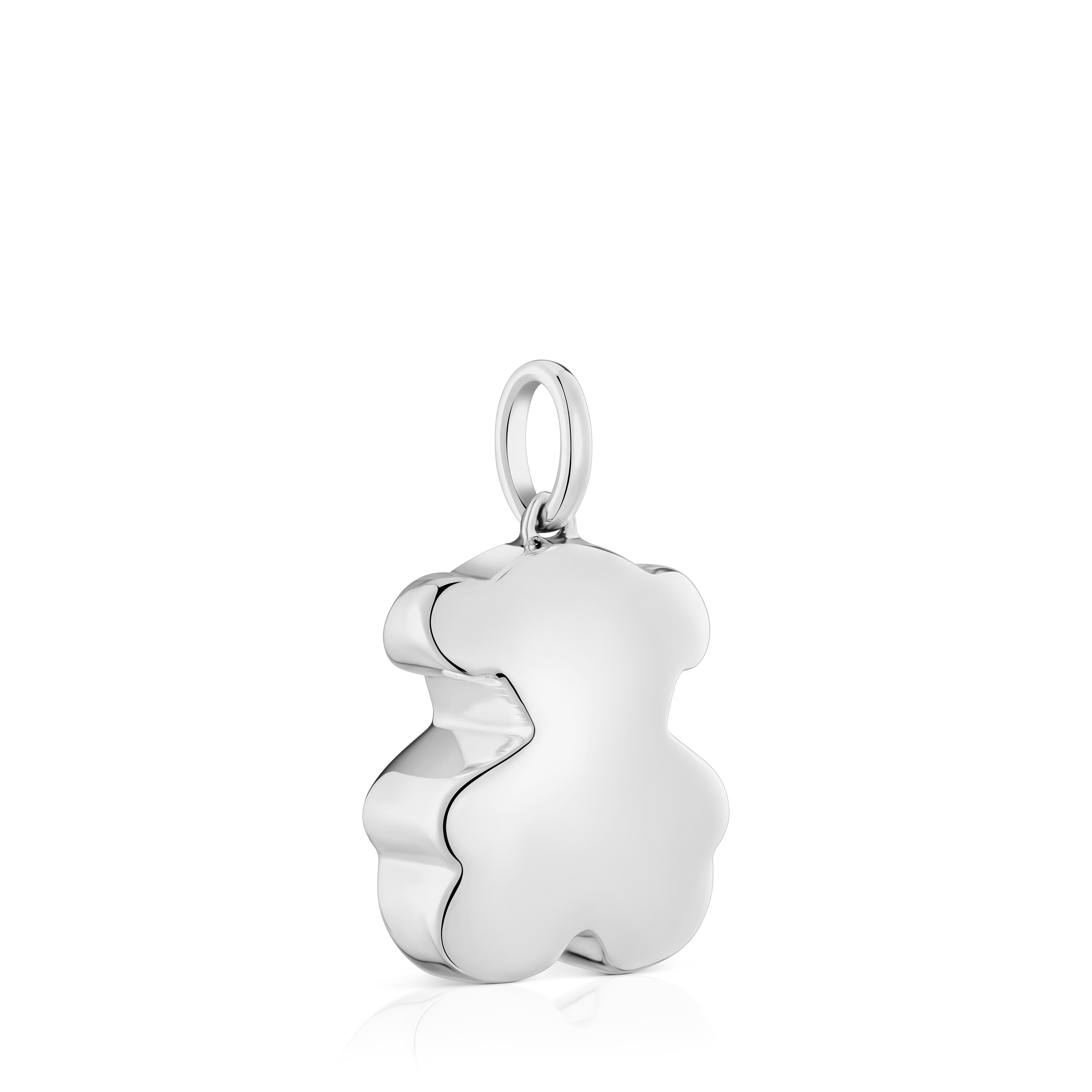 Medium silver bear Pendant Bold Motif