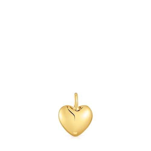 Small gold heart Pendant My Other Half