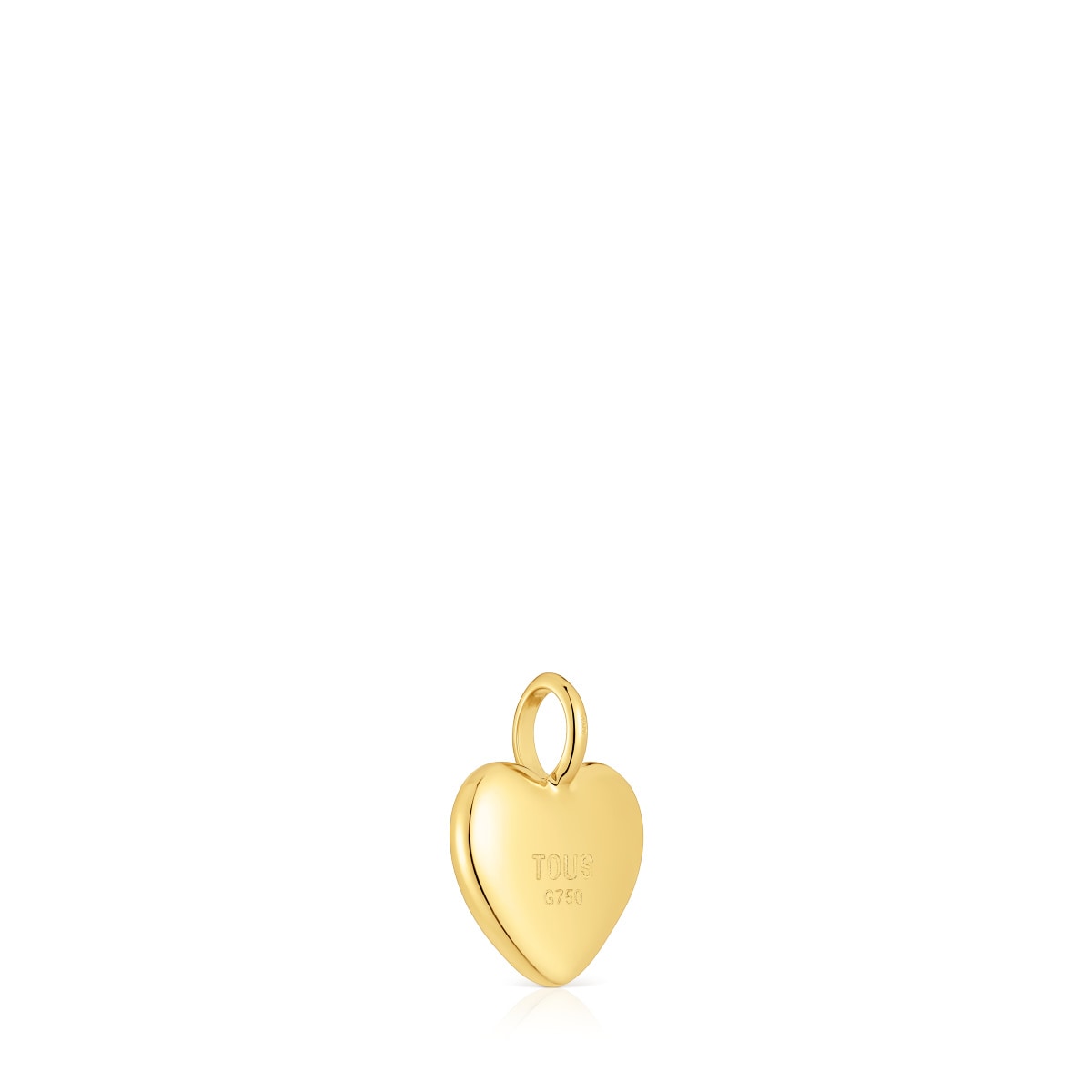 Small gold heart Pendant My Other Half
