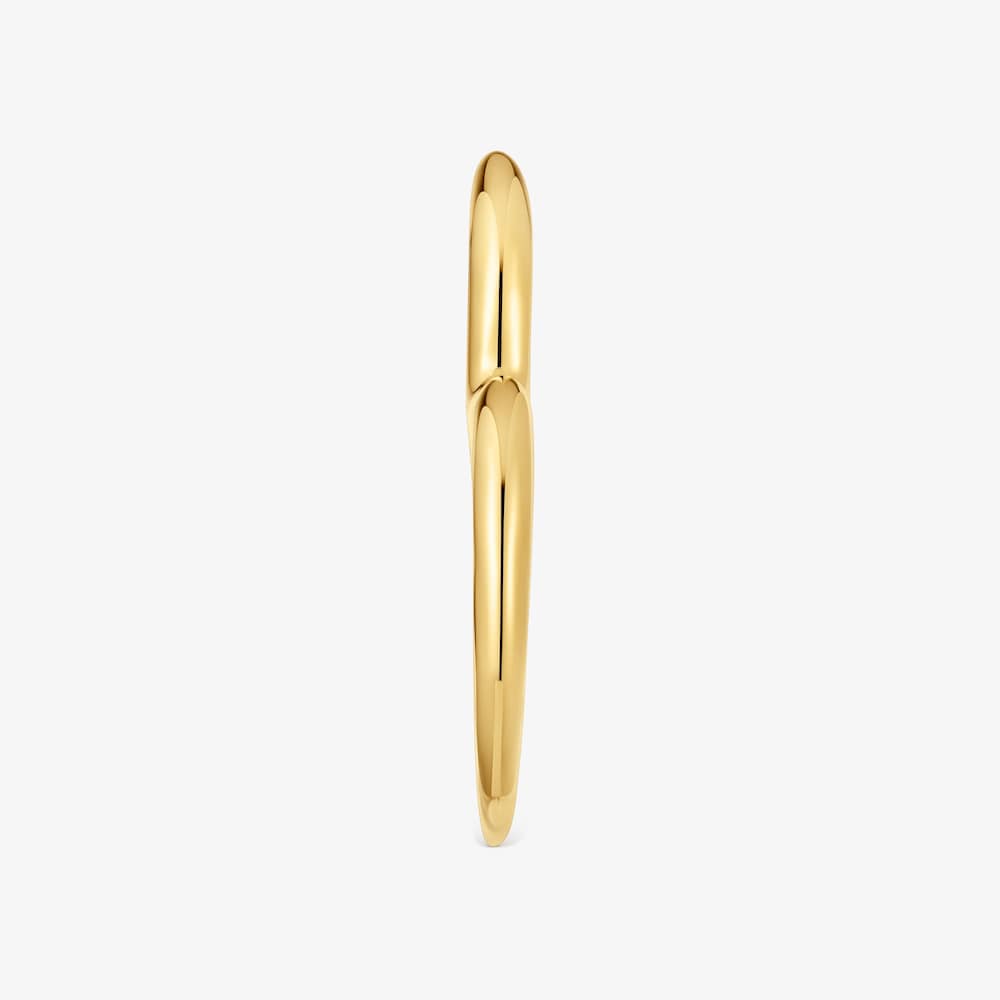 Jednotliv&aacute; Kruhov&aacute; n&aacute;u&scaron;nice ze stř&iacute;bra pozlacen&eacute;ho 18kar&aacute;tov&yacute;m zlatem se srdcem My Other Half