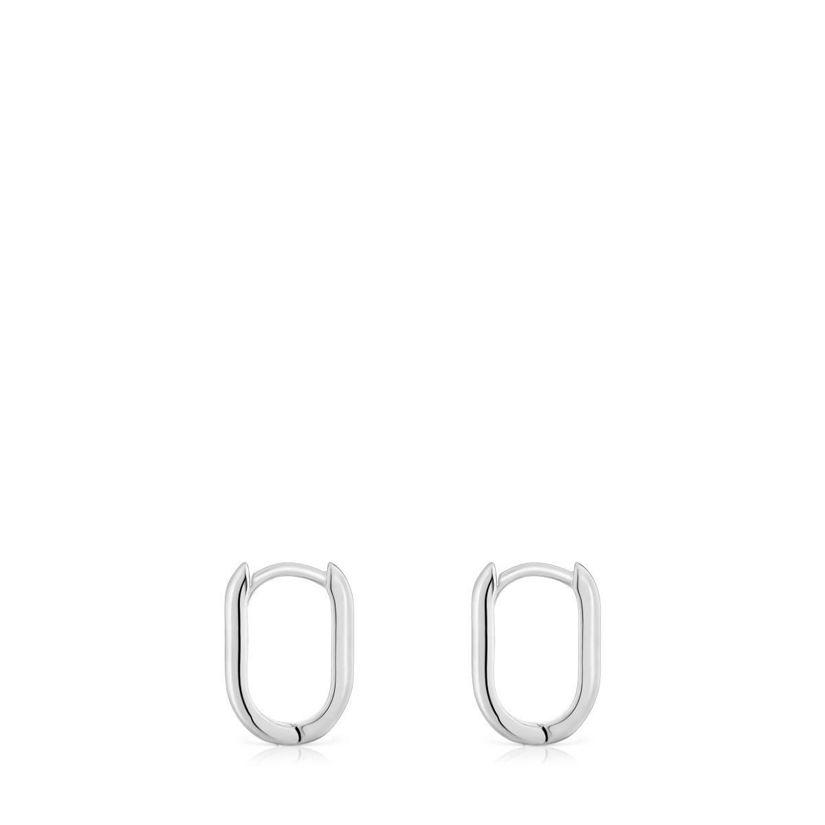 Pendientes aro cortos de plata 12 mm Basicos