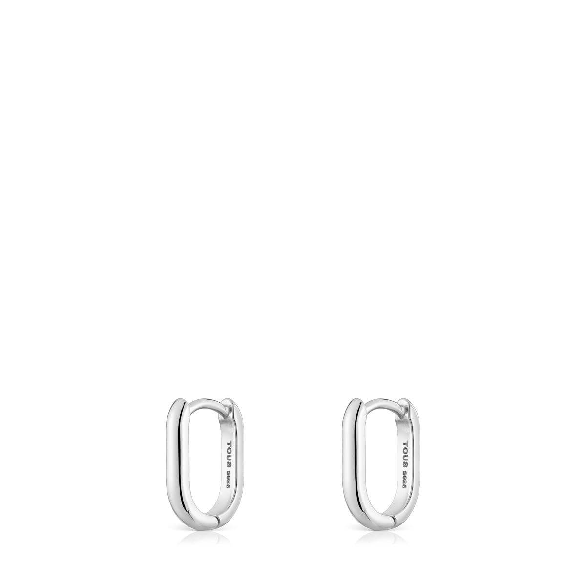 Pendientes aro cortos de plata 12 mm Basicos