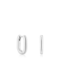 Short 18,2 mm silver Hoop earrings TOUS Basics