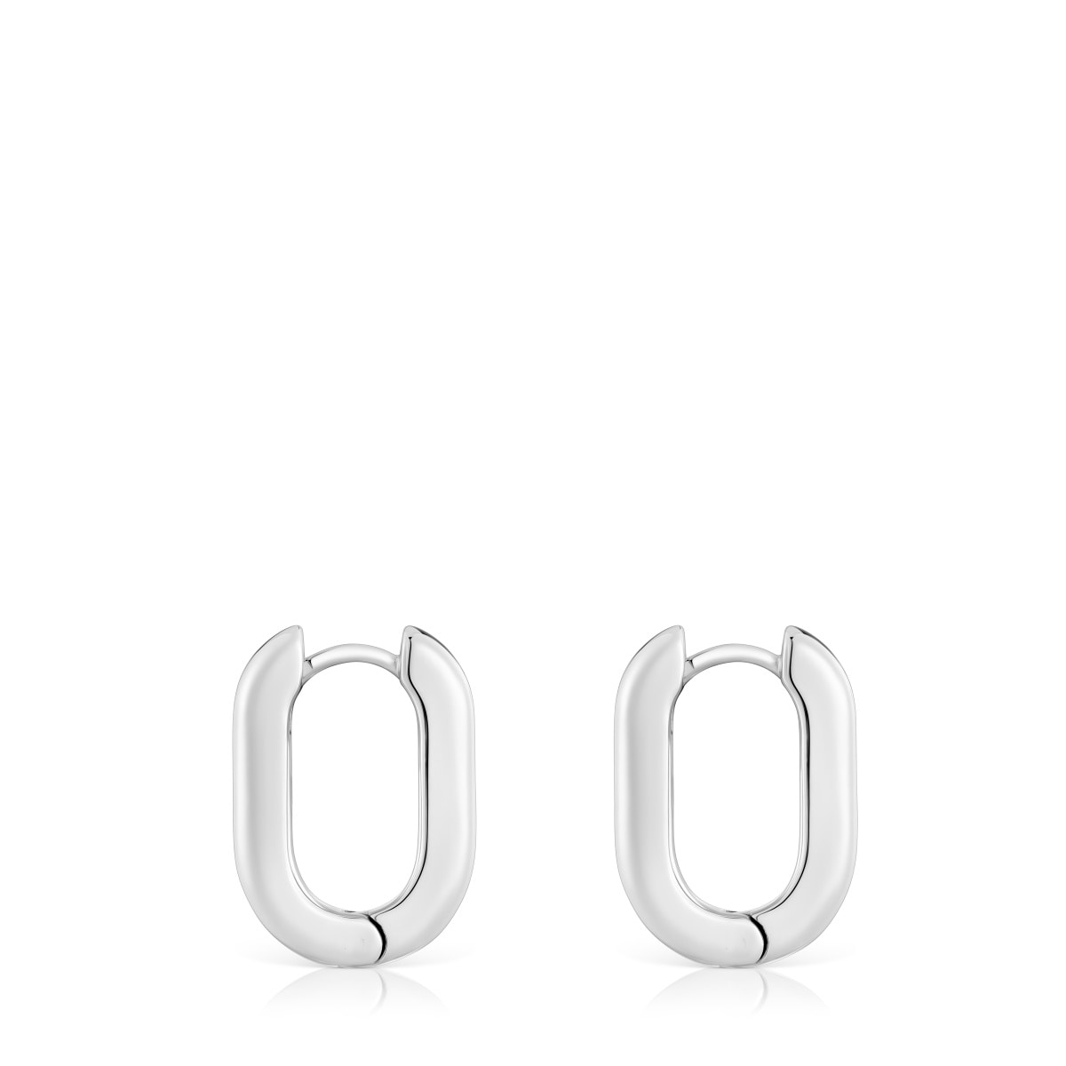 Pendientes aro cortos de plata 18,2 mm Basicos