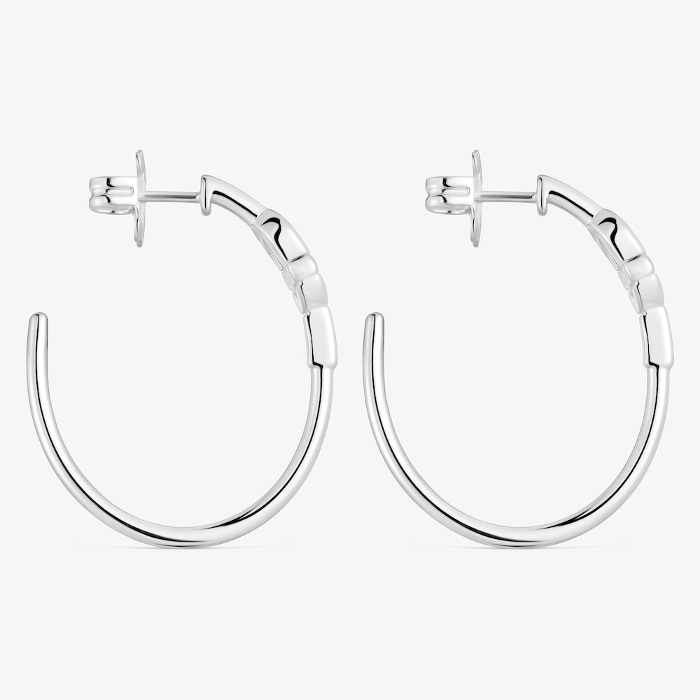 Dlouh&eacute; Kruhov&eacute; n&aacute;u&scaron;nice ze stř&iacute;bra s&nbsp;motivem TOUS MANIFESTO