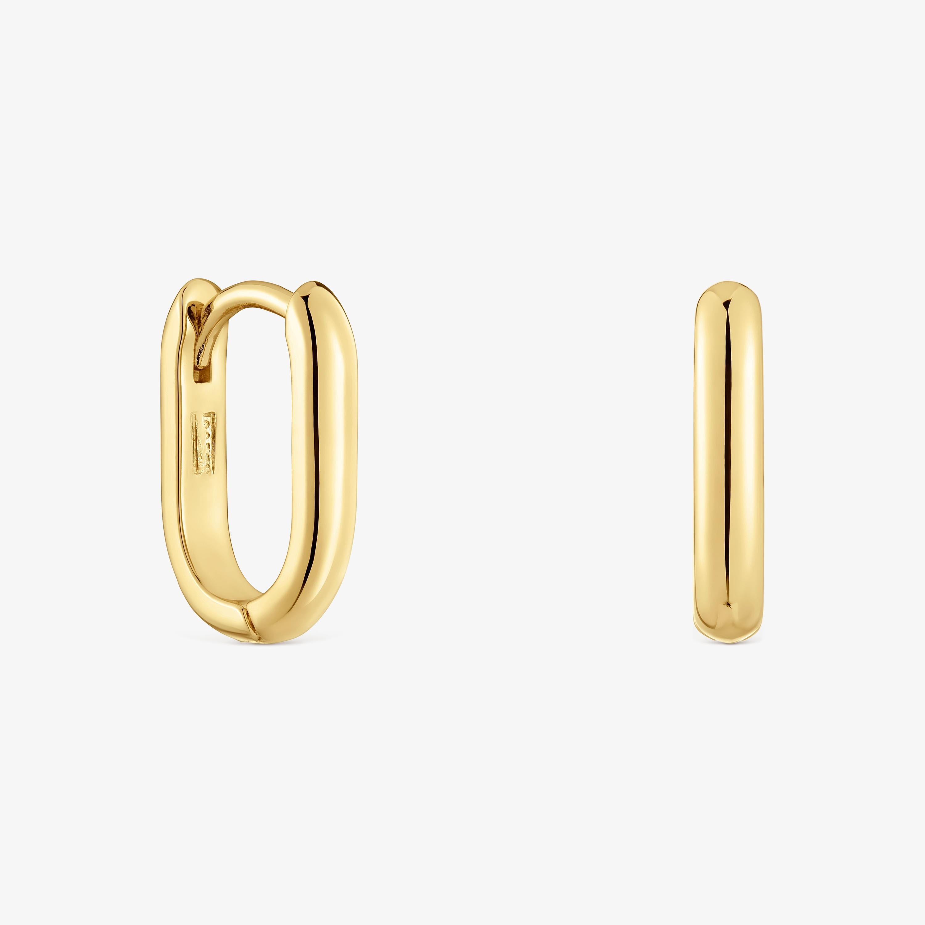 Short  mm Hoop earrings with 18K gold vermeil TOUS Basics