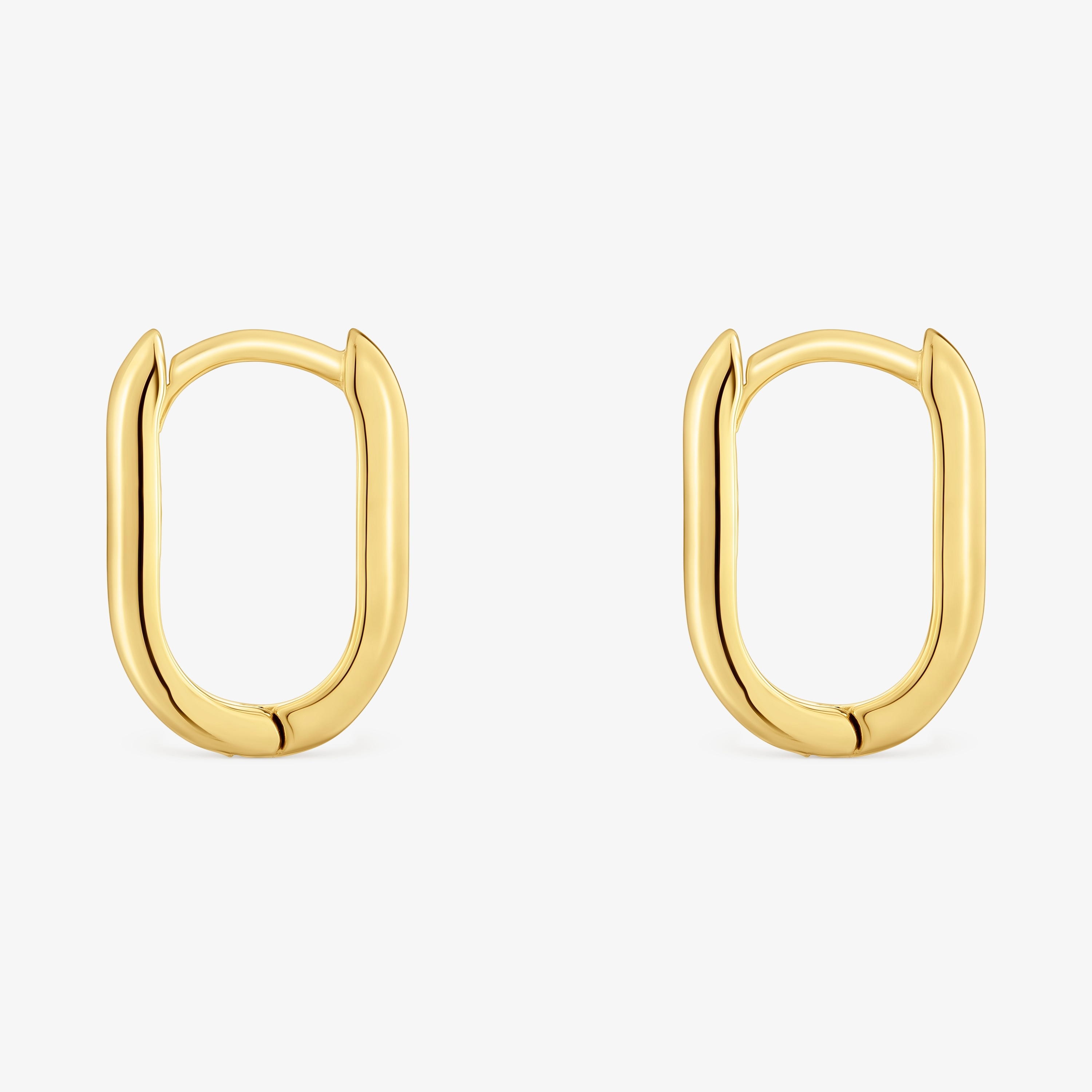 Short mm Hoop earrings with 18K gold vermeil TOUS Basics