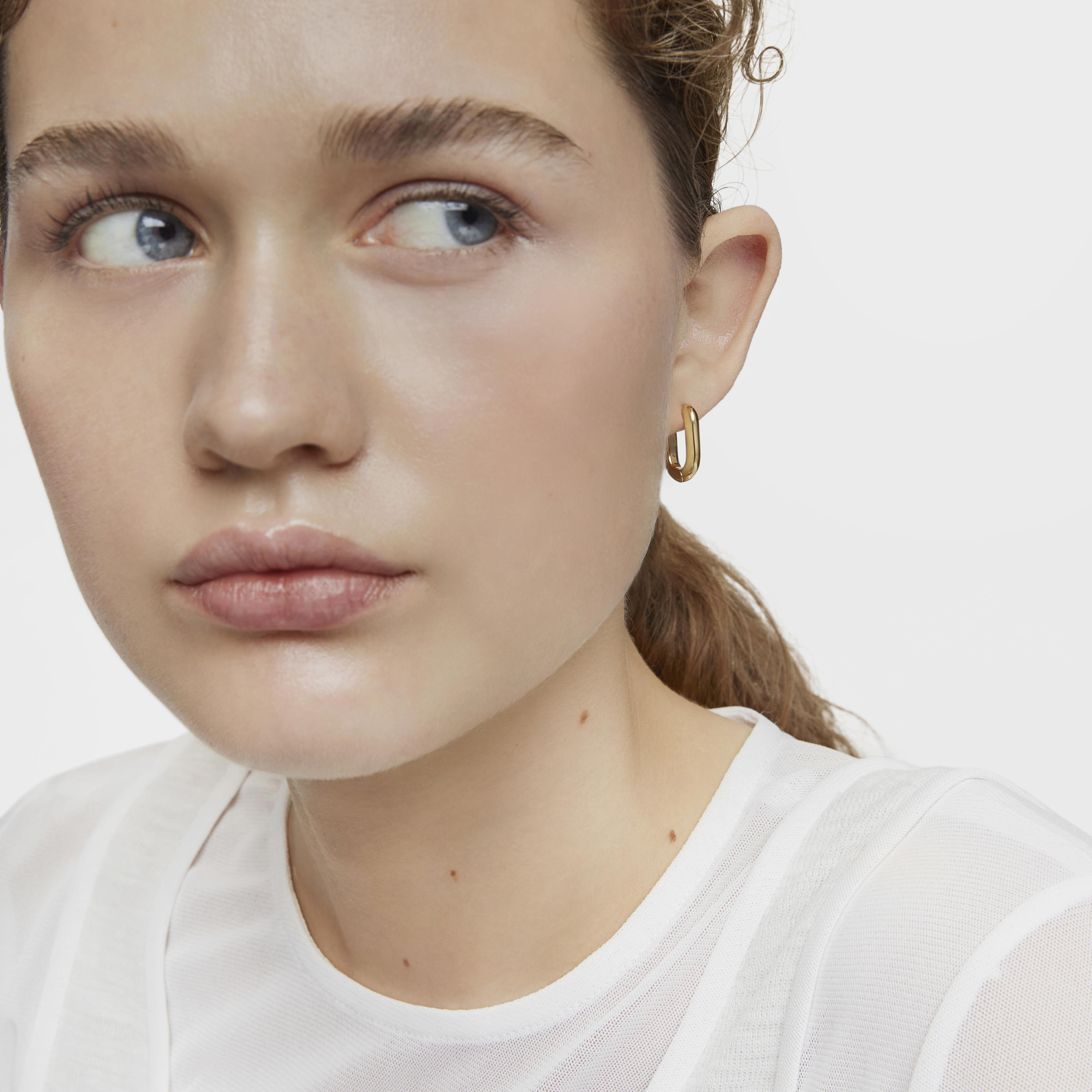 Short  mm Hoop earrings with 18K gold vermeil TOUS Basics
