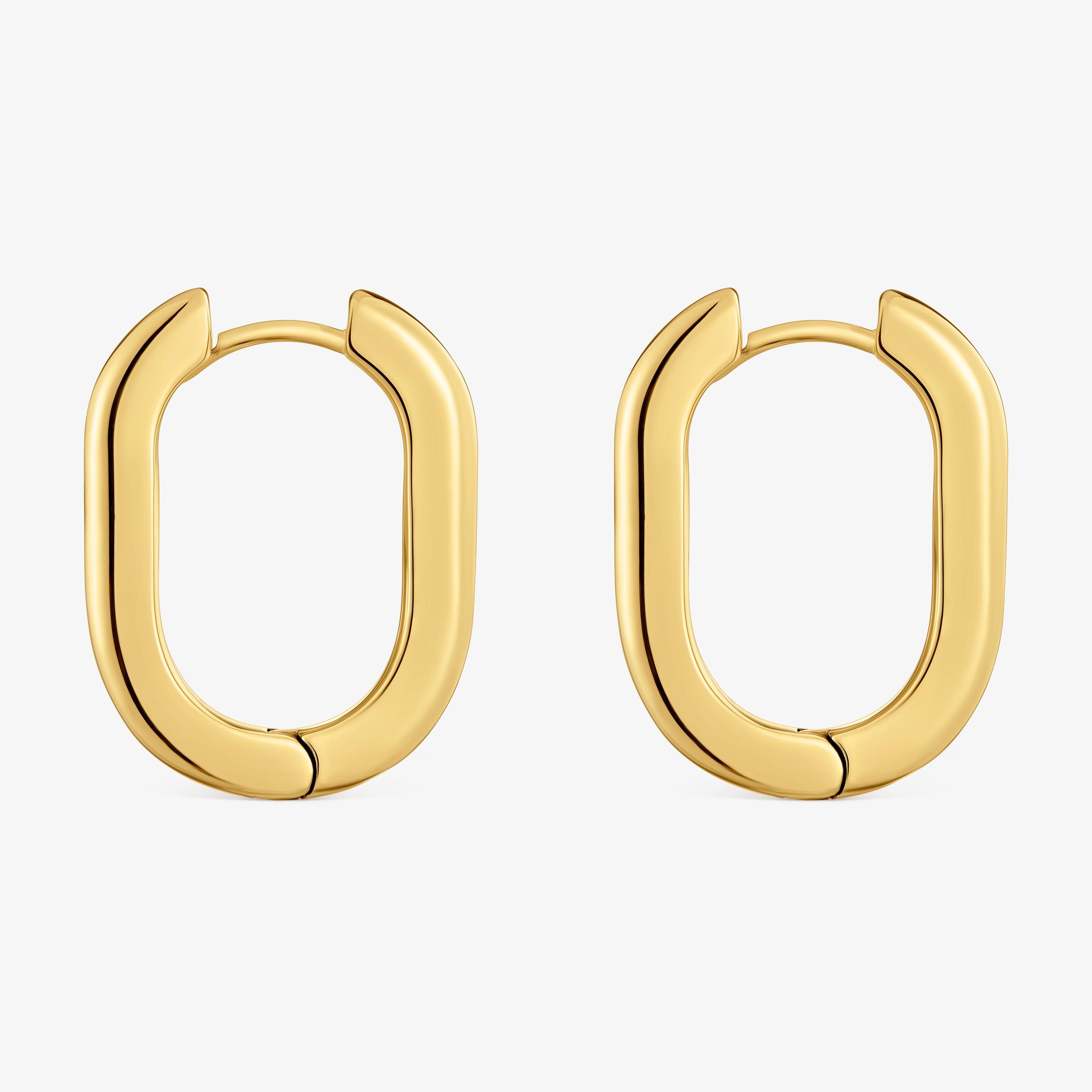 Long  mm Hoop earrings with 18K gold vermeil TOUS Basics