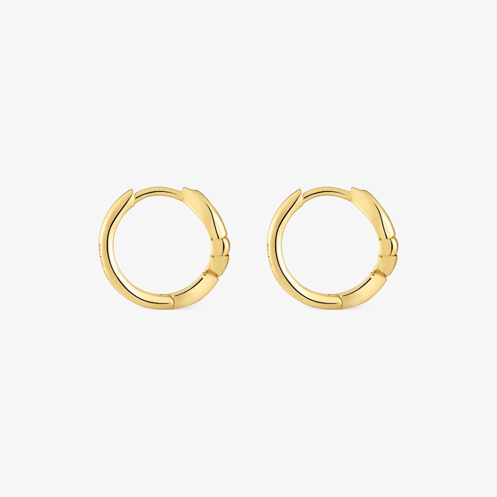 Obručov&eacute; n&aacute;u&scaron;nice s&nbsp;18&nbsp;kt pozl&aacute;ten&iacute;m na striebre a&nbsp;mot&iacute;vom TOUS MANIFESTO