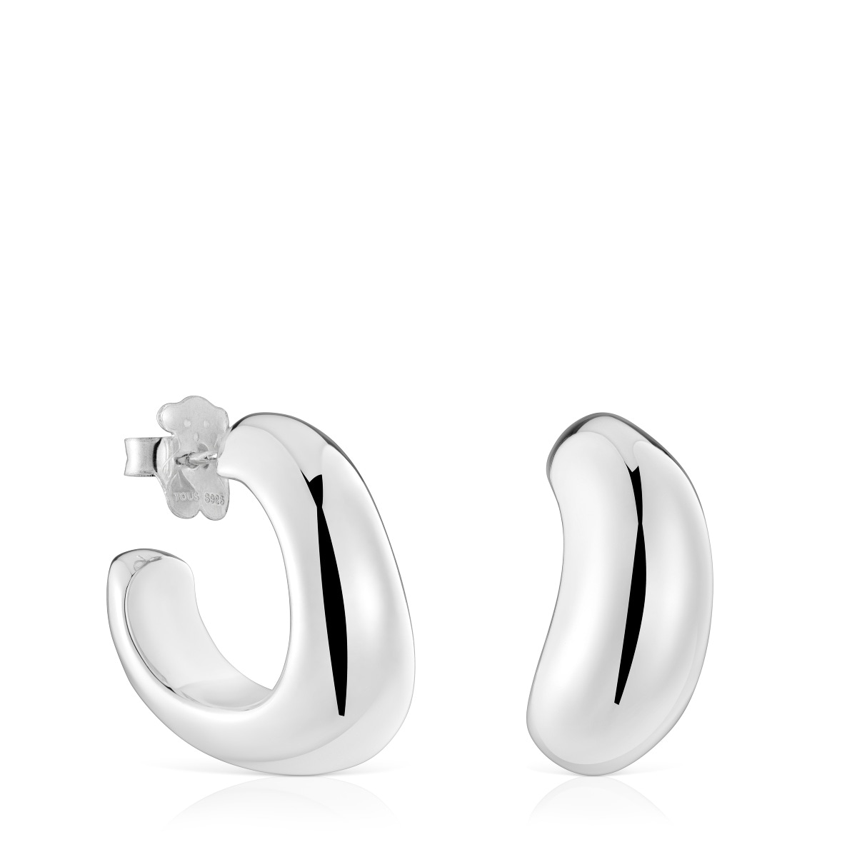 Tous - Pendientes De Aro De Plata Galia Basics - Plateado