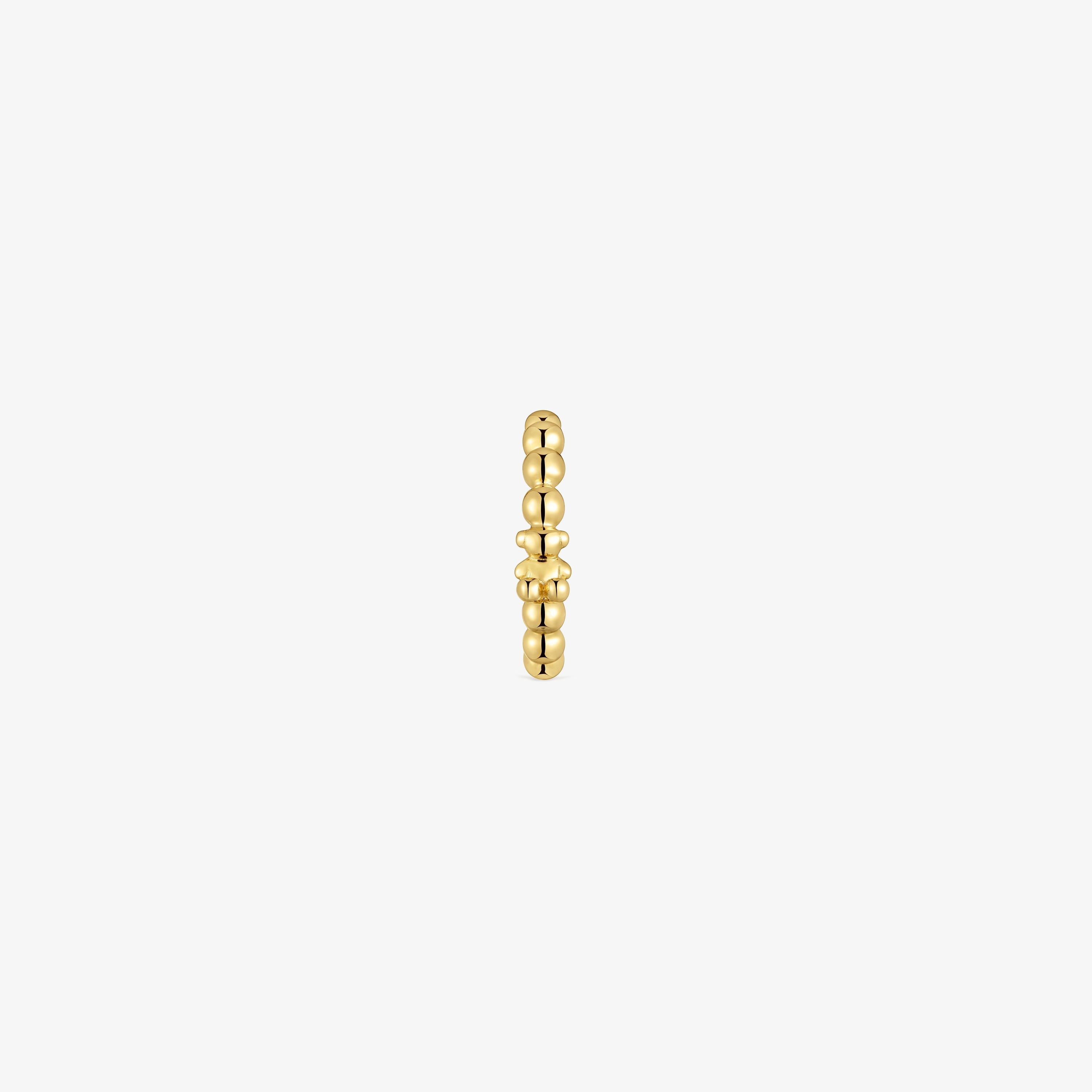 18K gold vermeil bear Earcuff Gloss