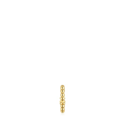 18kt gold plating over silver bear Earcuff Gloss